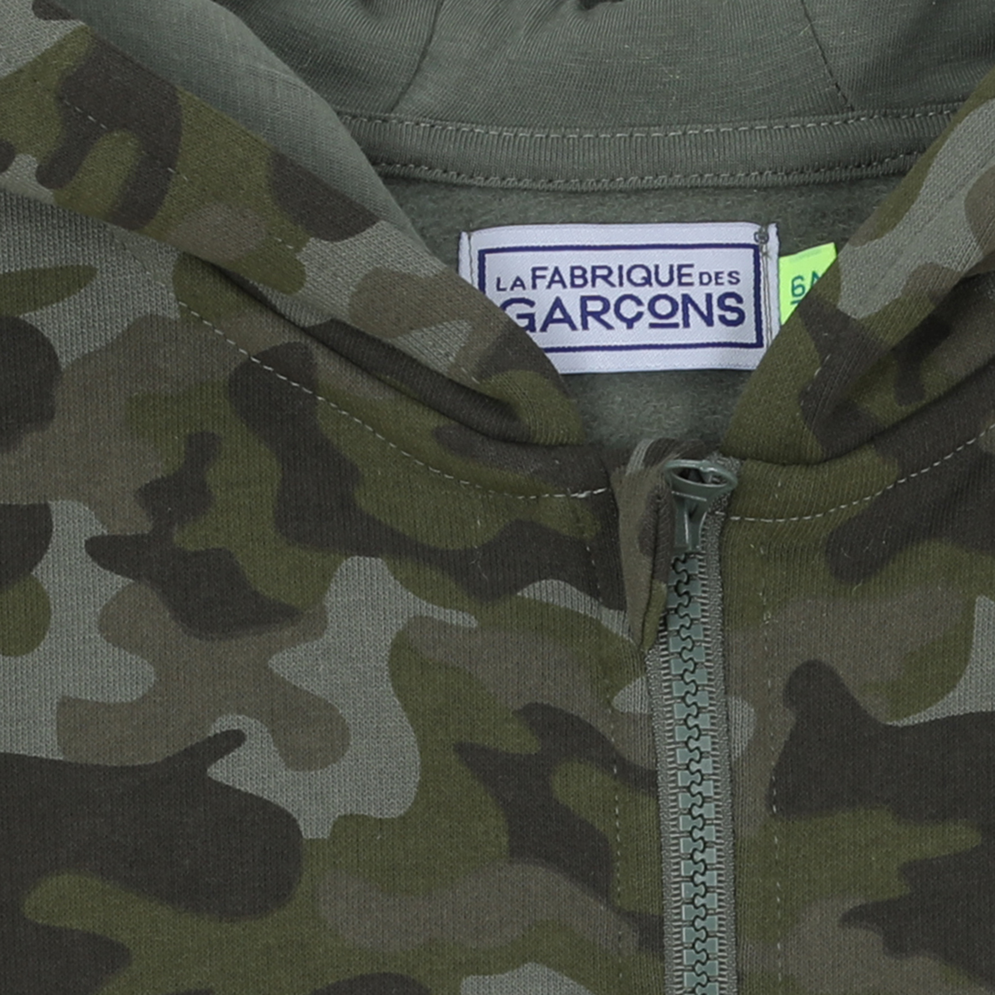 SWEAT A CAPUCHE ZIPPE 8-12A