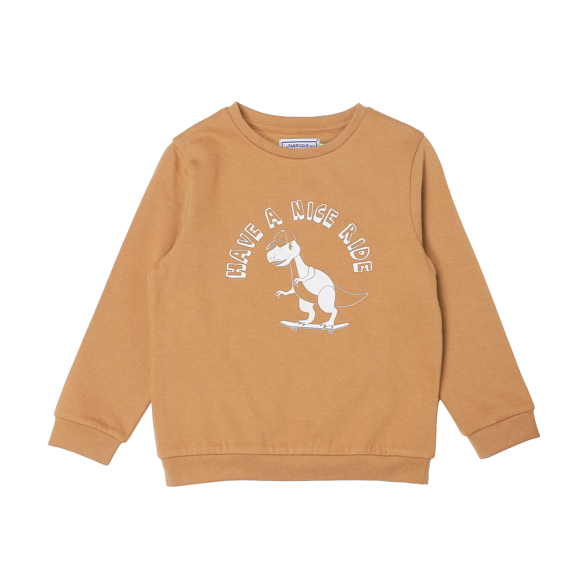 Sweat avec animation 8/12 ans - Marron
