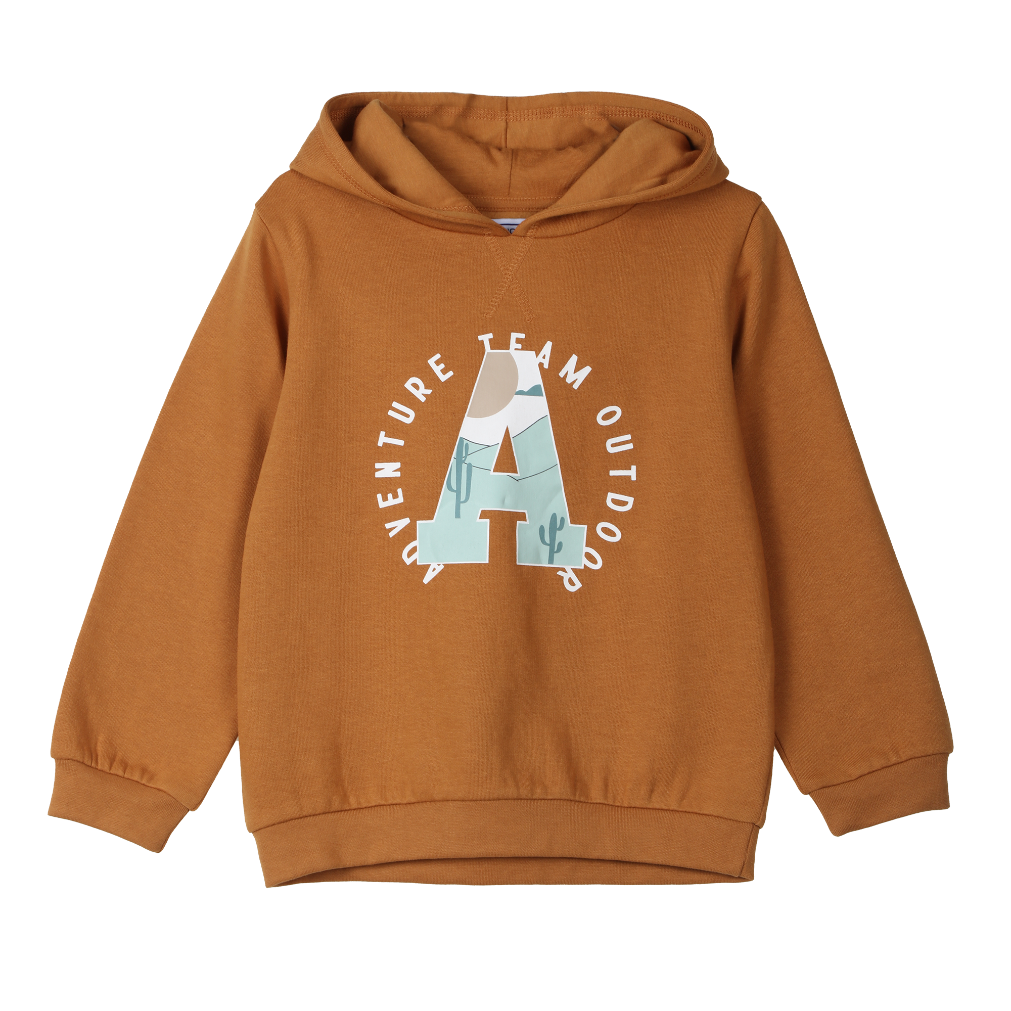 Sweat à capuche avec animation 3/6 ans - Marron