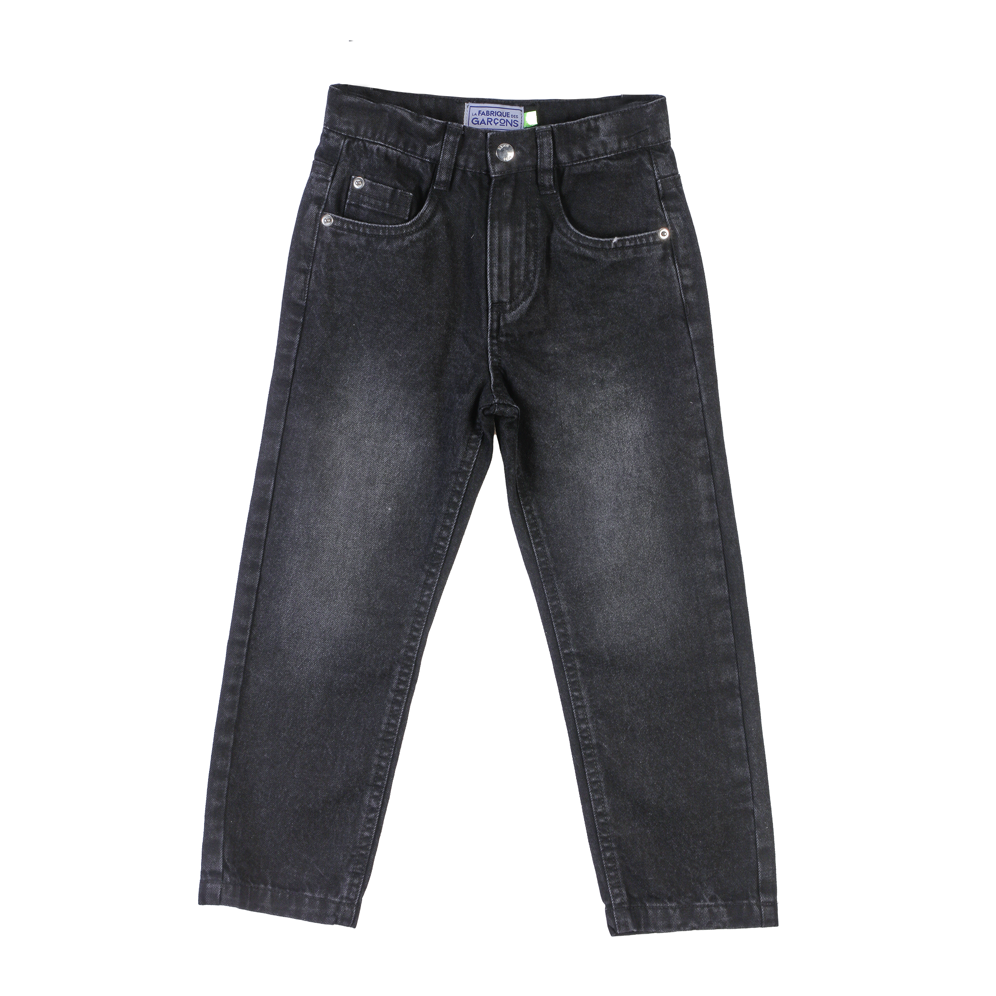 Jeans droit 7/12 ans - Noir