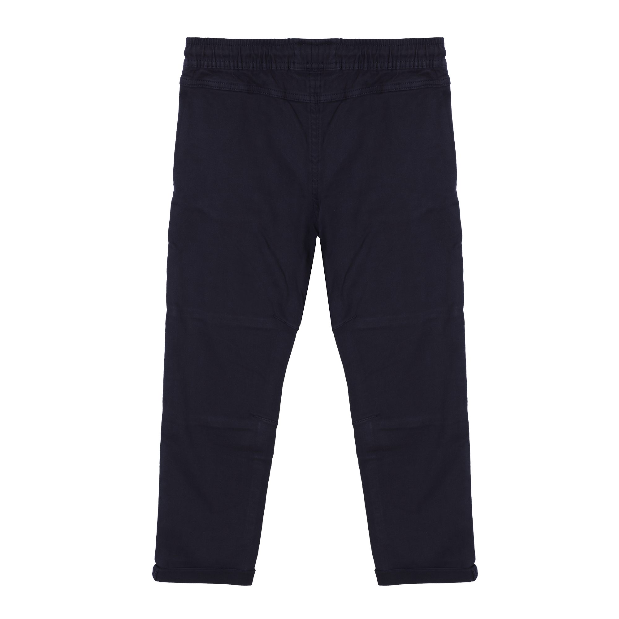 Pantalon taille élastiquée 3/10 ans - Bleu foncé
