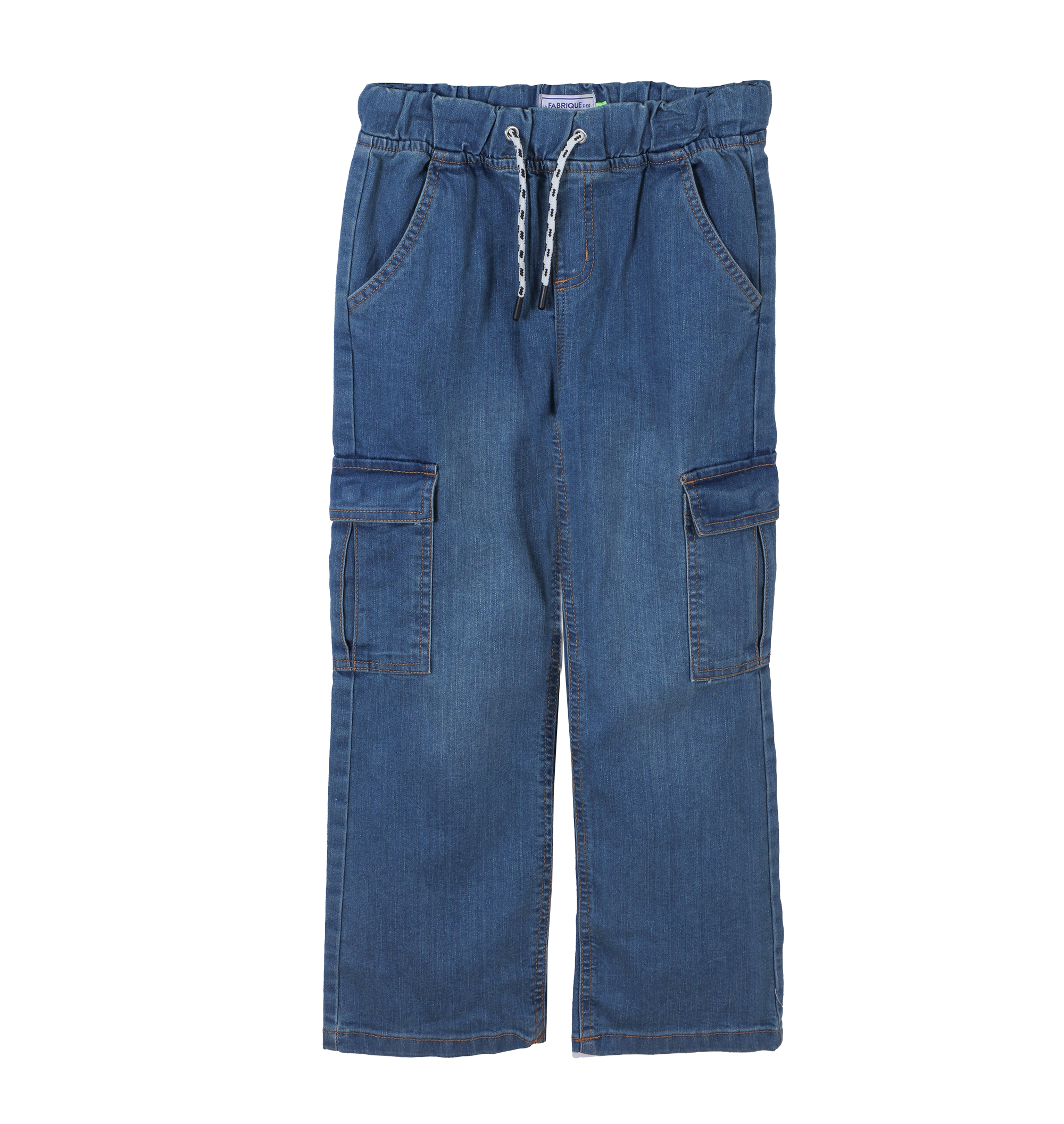 Jean cargo 3/10 ans - Bleu
