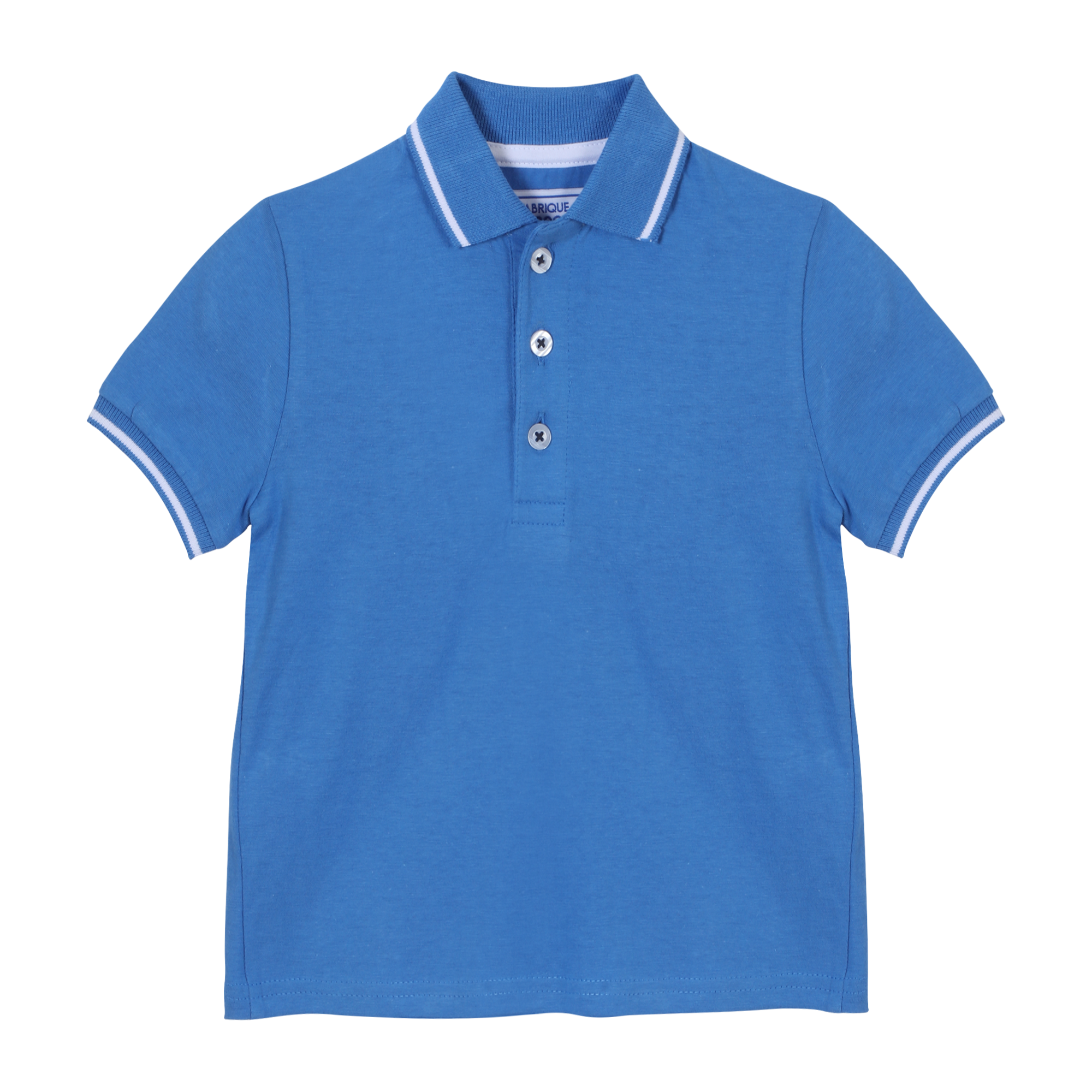 Polo manches courtes 3/12 ans - Blanc