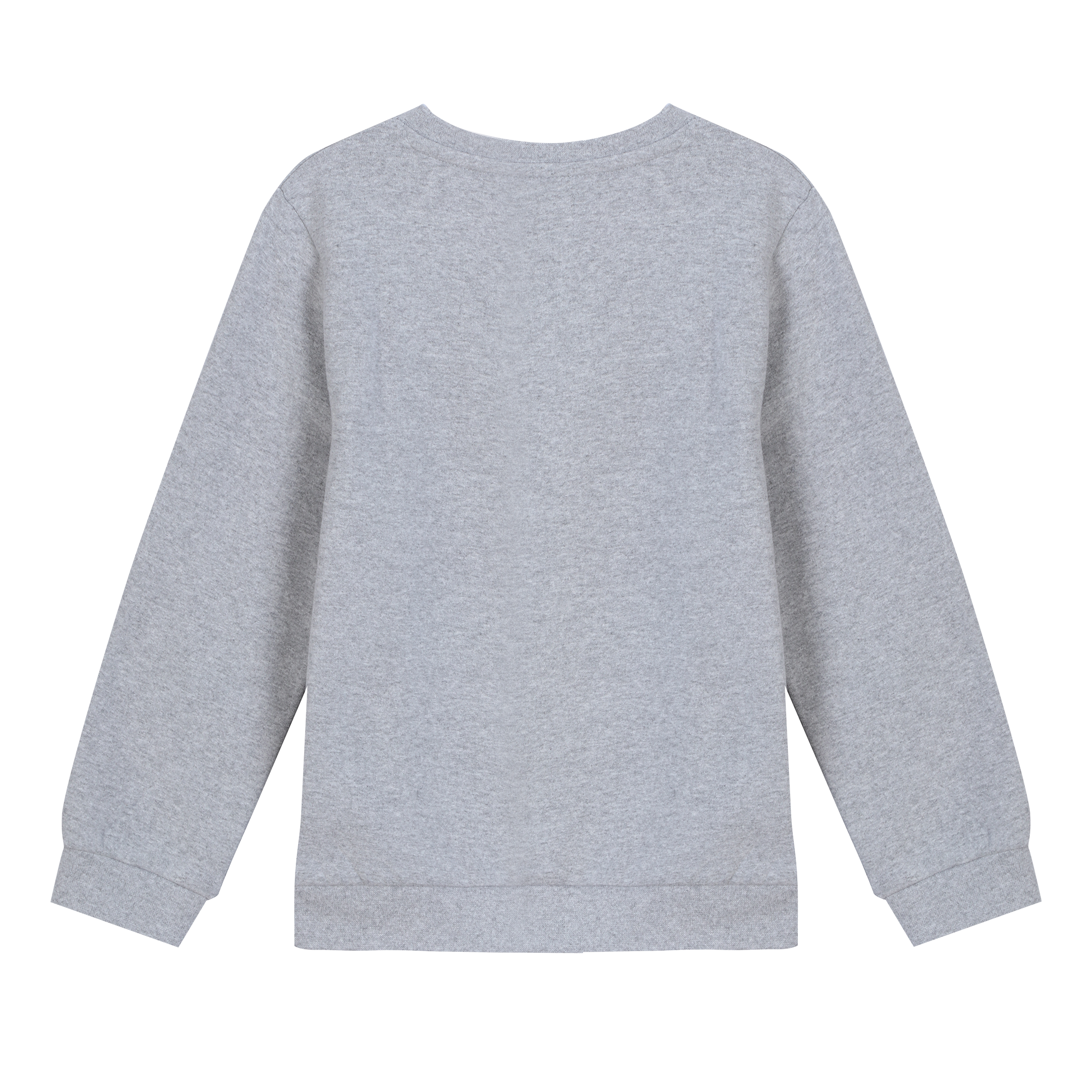 Sweat col rond brodé cœur 3/12 ans - Bleu