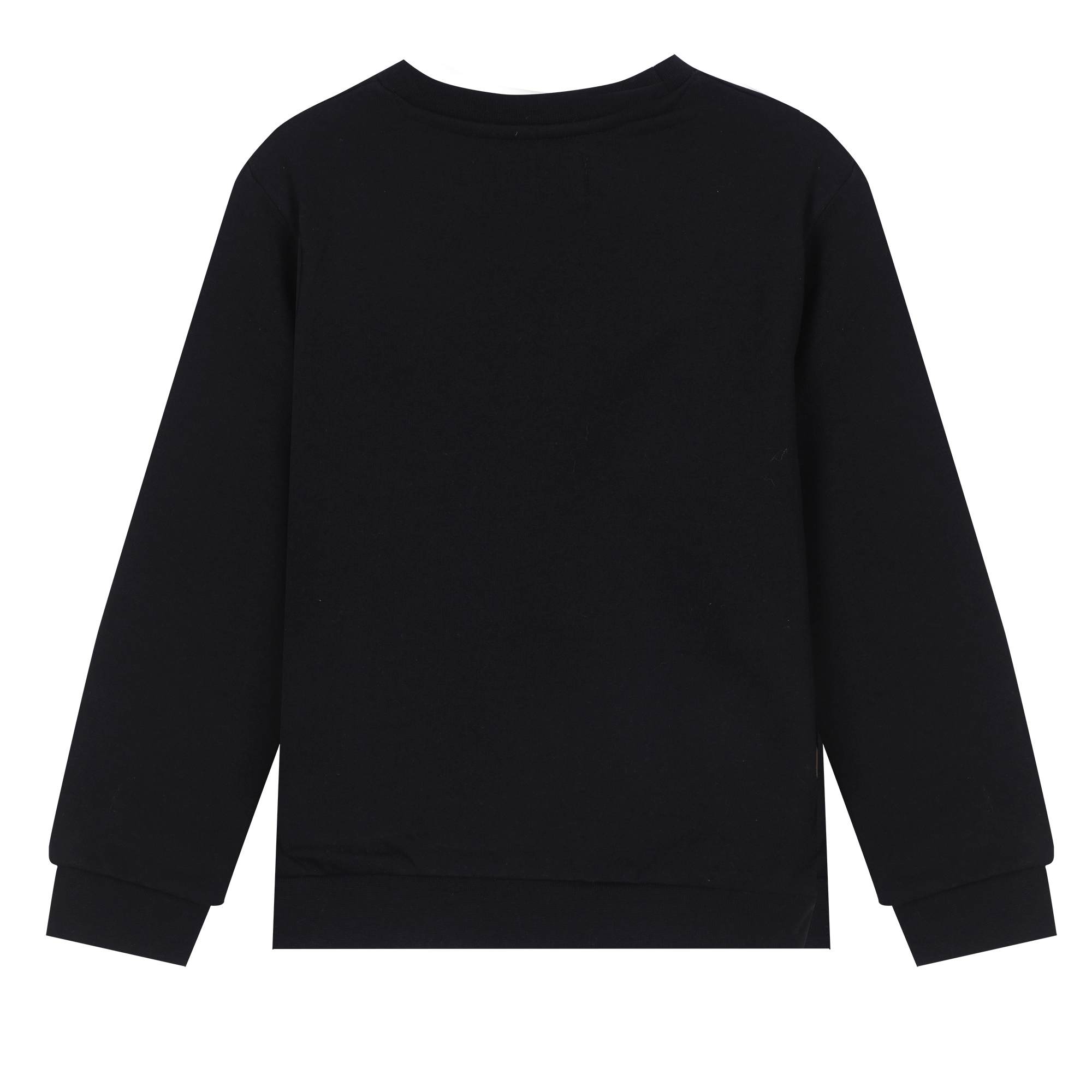 Sweat col rond brodé cœur 3/12 ans - Bleu