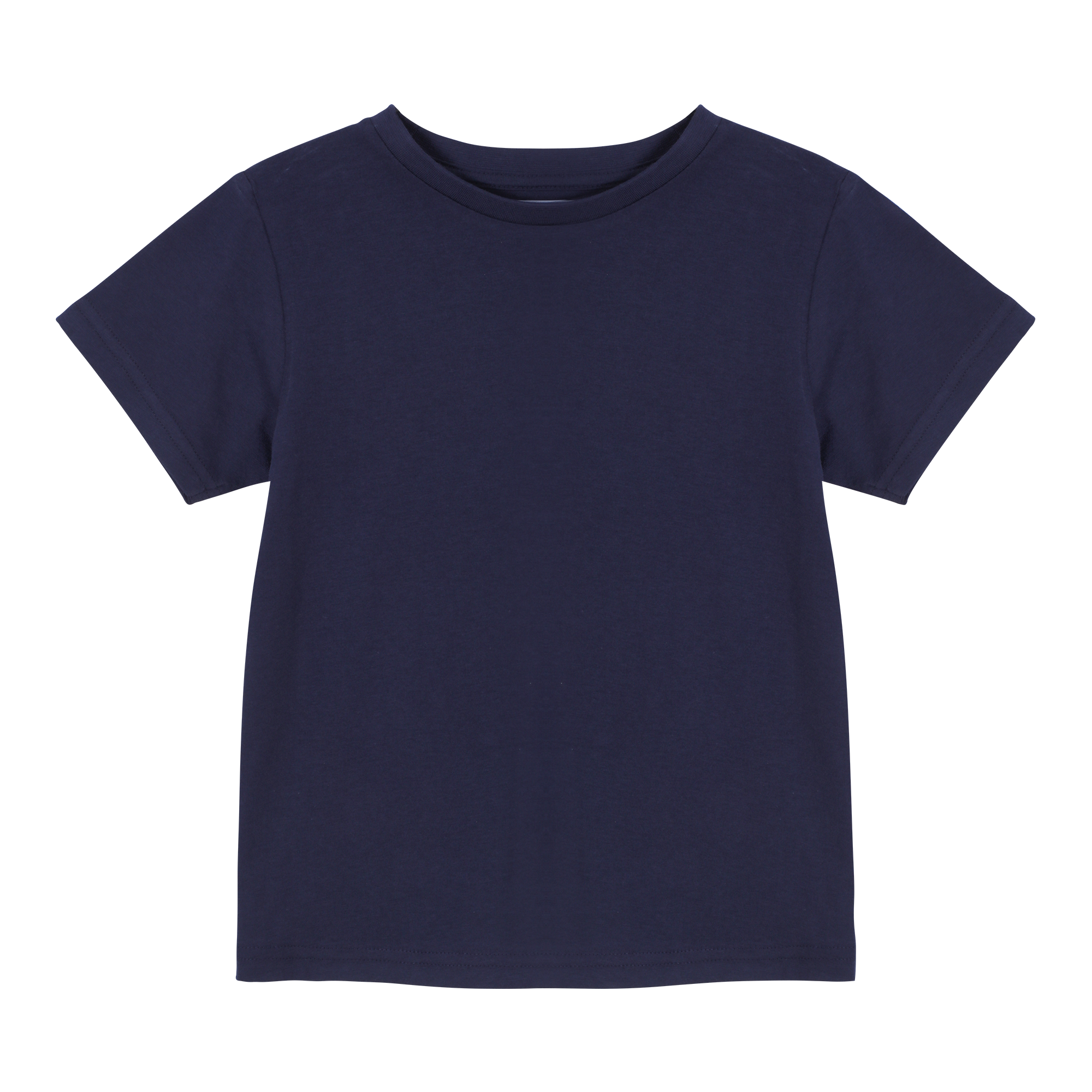 Tee-shirt uni manches courtes 3/12 ans - Bleu