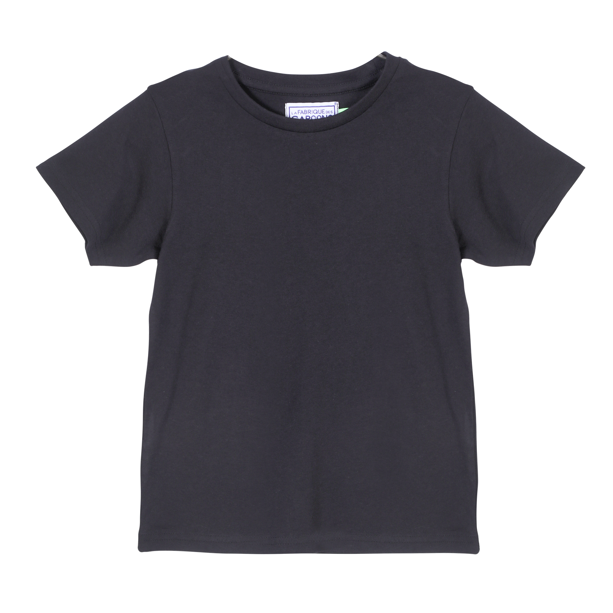 Tee-shirt uni manches courtes 3/12 ans - Gris