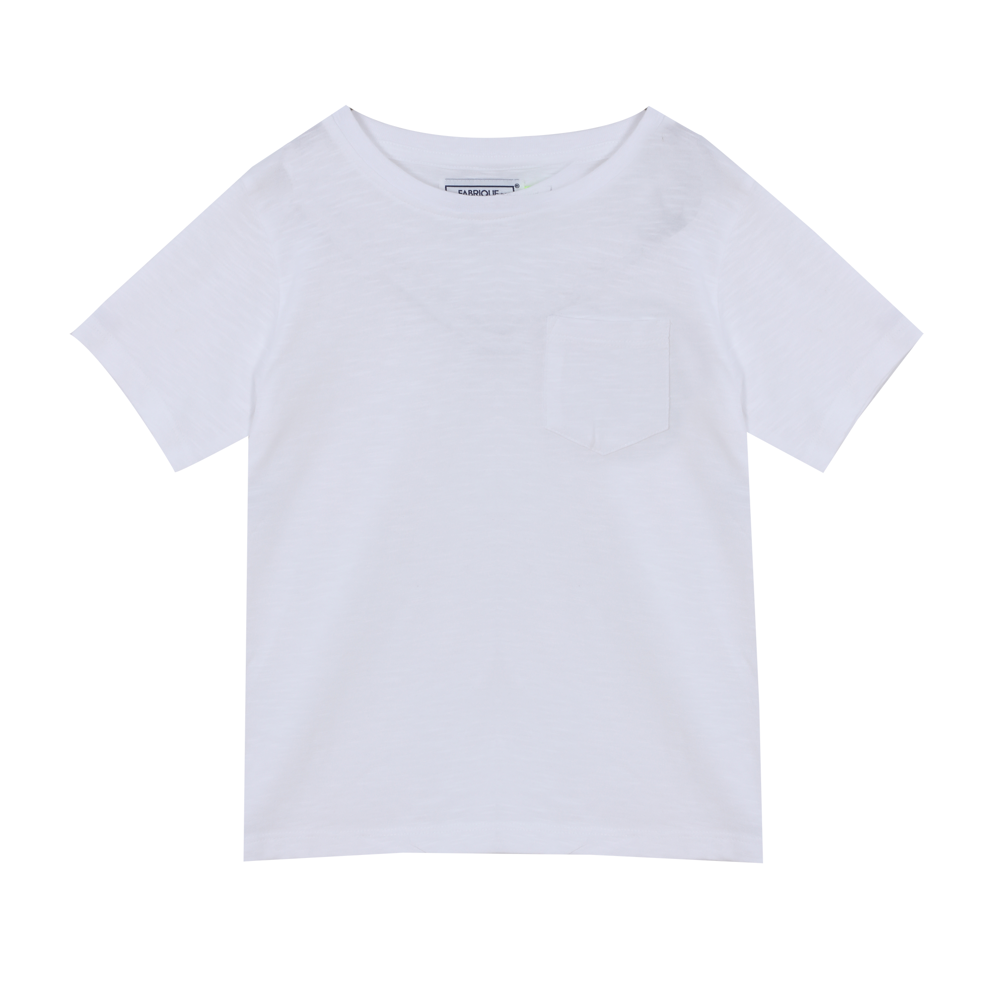 Tee-shirt manches courtes avec poche 3/6 ans  - Bleu foncé