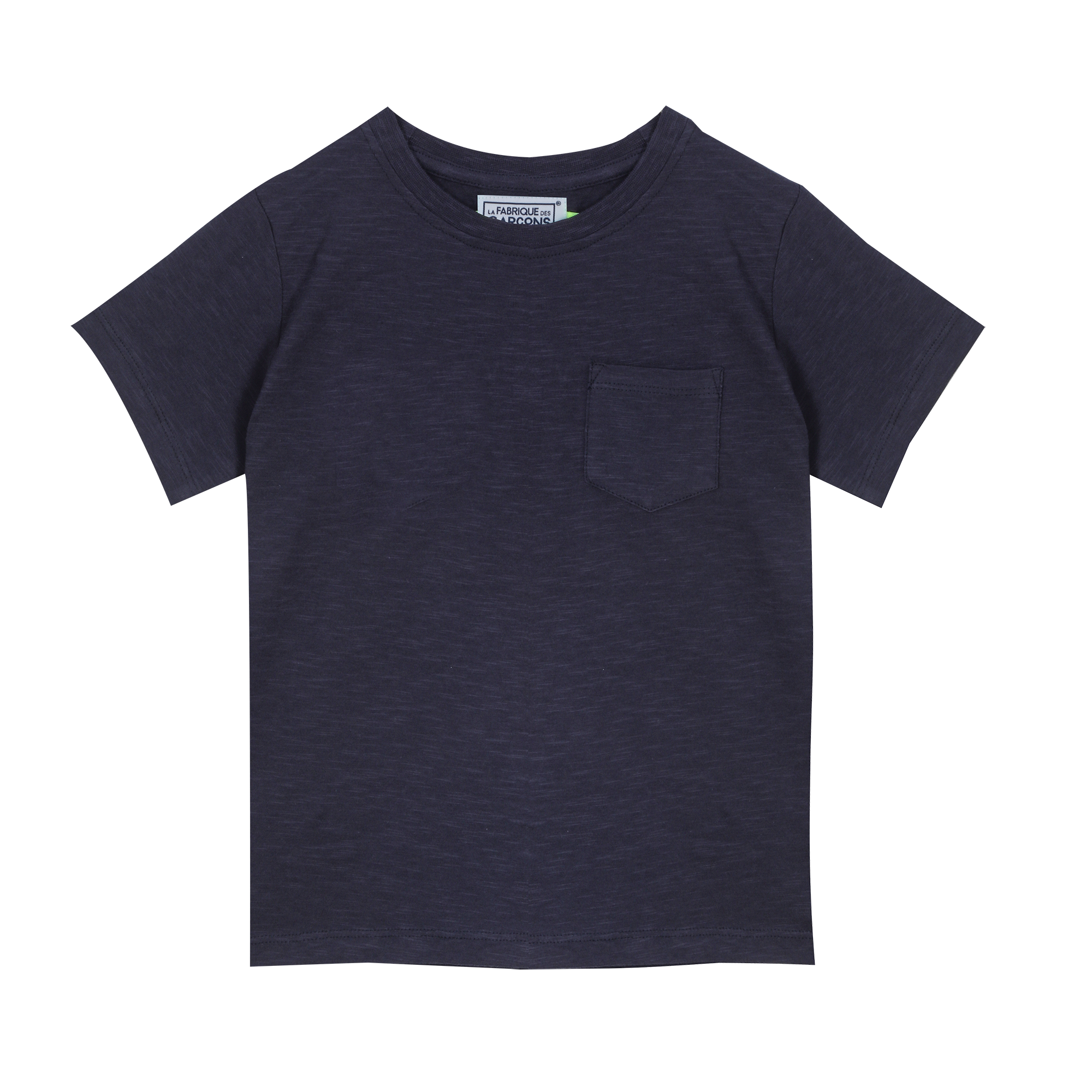 Tee-shirt manches courtes avec poche 3/6 ans  - Bleu