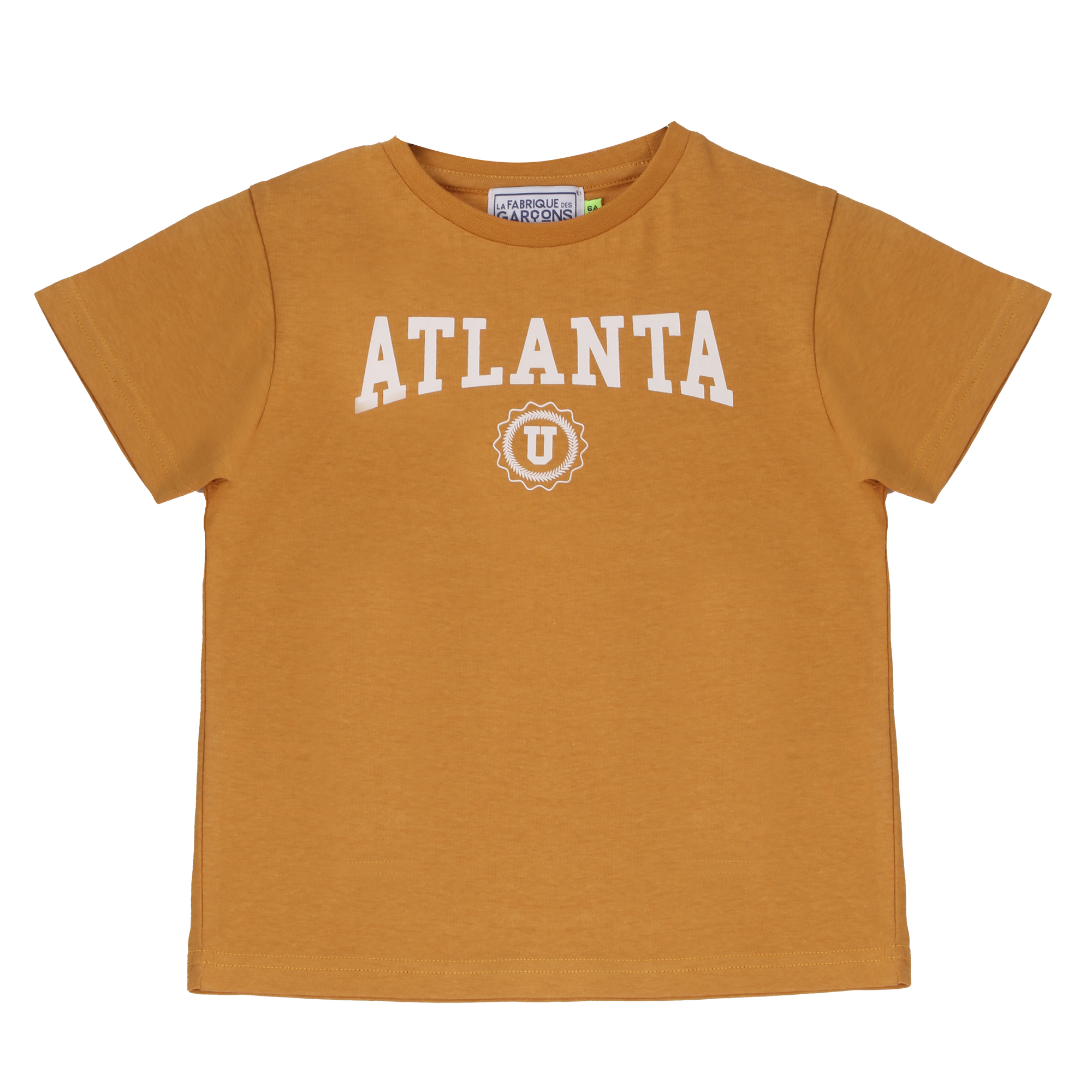 Lot de 2 tee-shirts manches courtes avec animations 3/12 ans - Jaune
