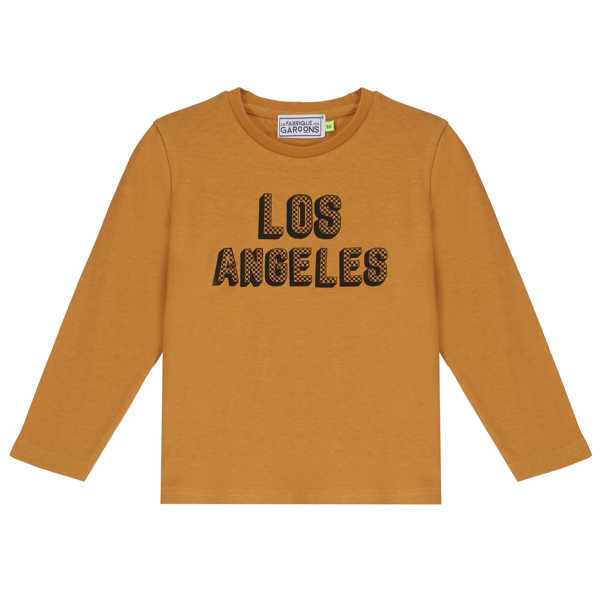 Lot de 2 tee-shirts manches longues avec animation 3/12 ans - Jaune
