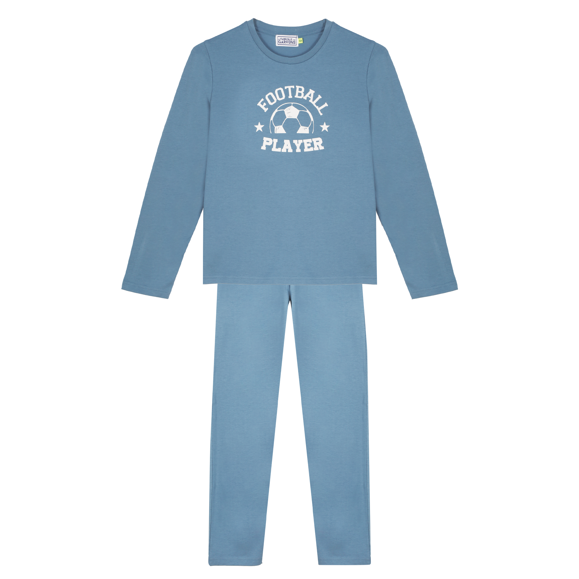 Pyjama en jersey 3/12 ans - Bleu