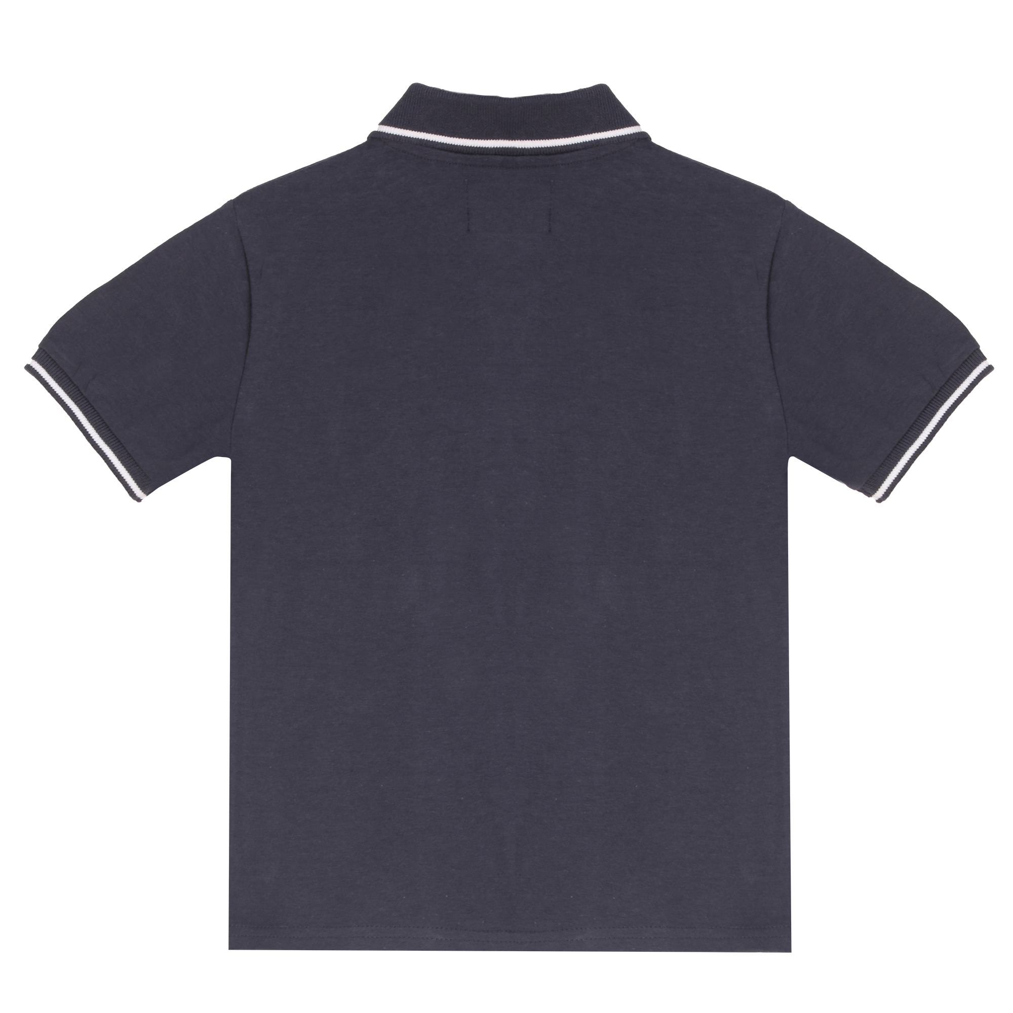 Polo manches courtes 3/12 ans - Bleu foncé