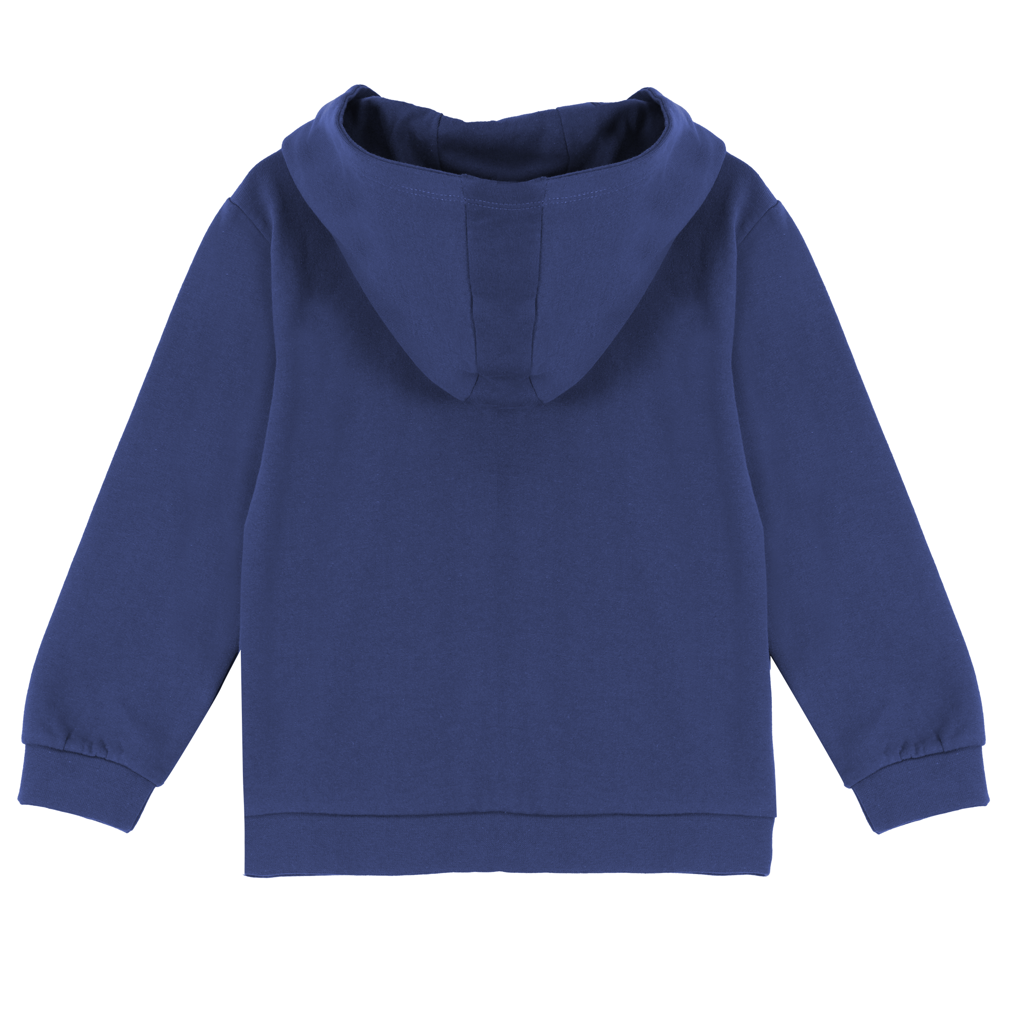 Sweat zippé à capuche 3/12 ans - Bleu foncé