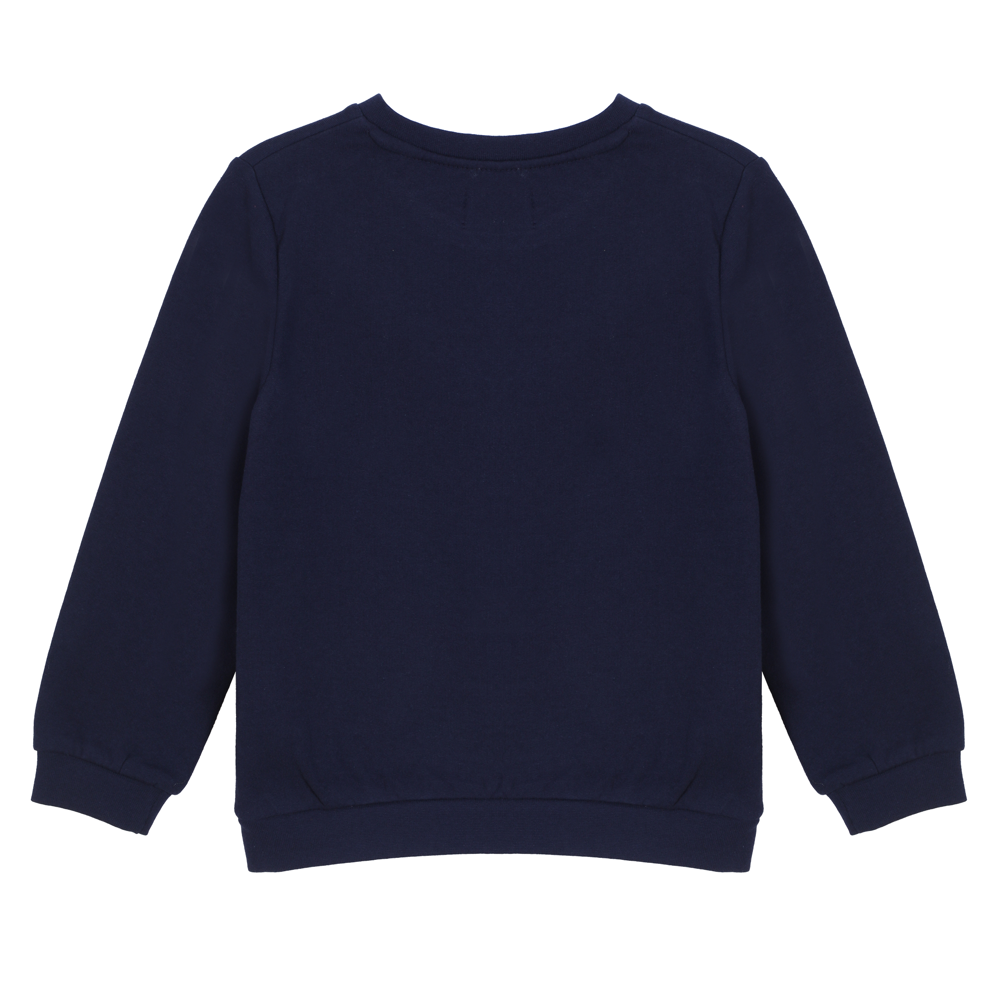 Sweat col rond avec animation 3/12 ans - Bleu foncé