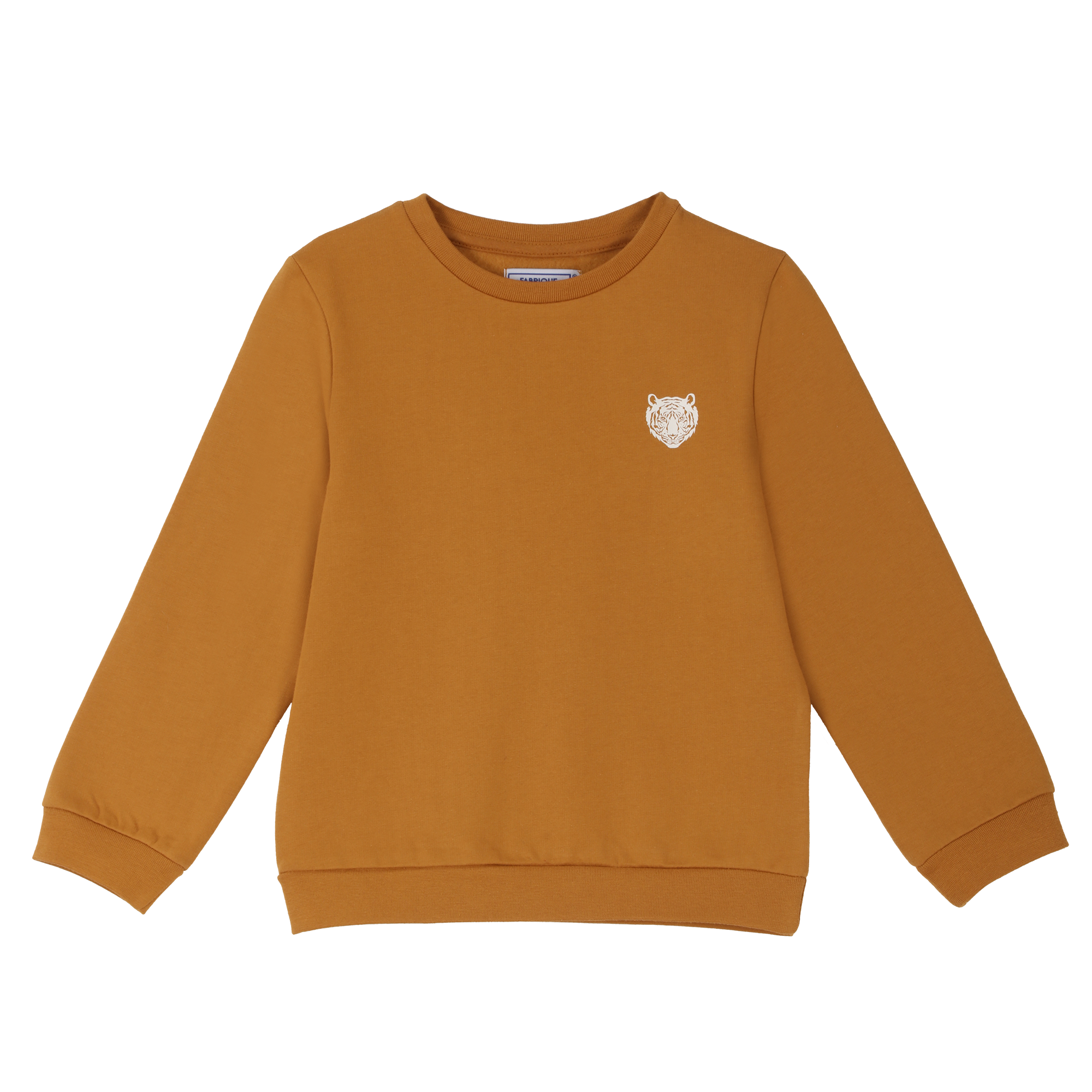 Sweat col rond avec animation 3/12 ans - Gris