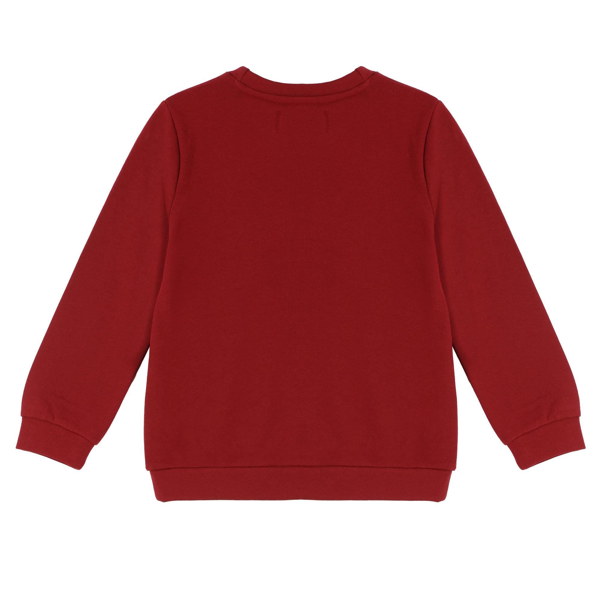 Sweat col rond avec animation 3/12 ans - Rouge