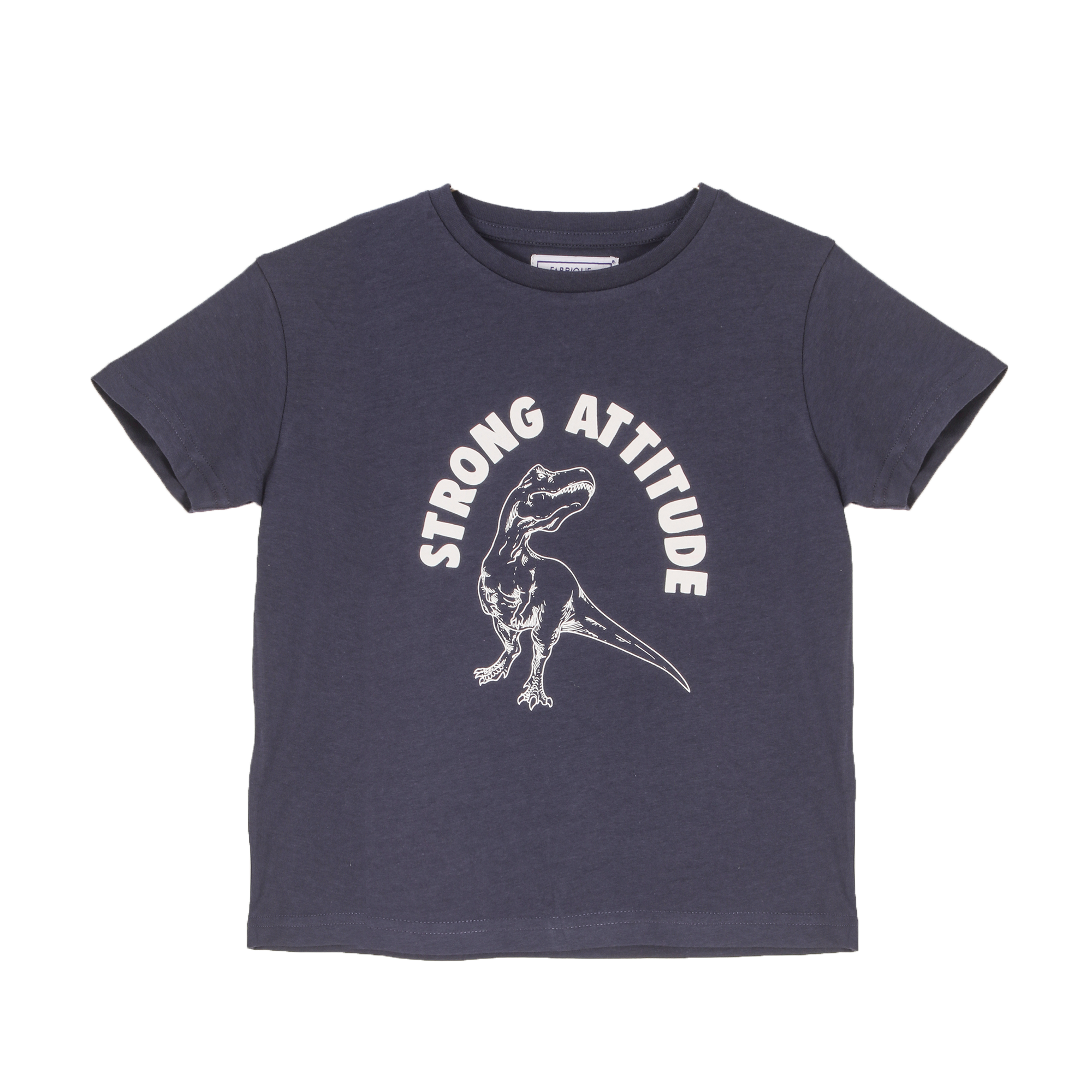Tee-shirt manches courtes avec animation 3/12 ans - Bleu foncé