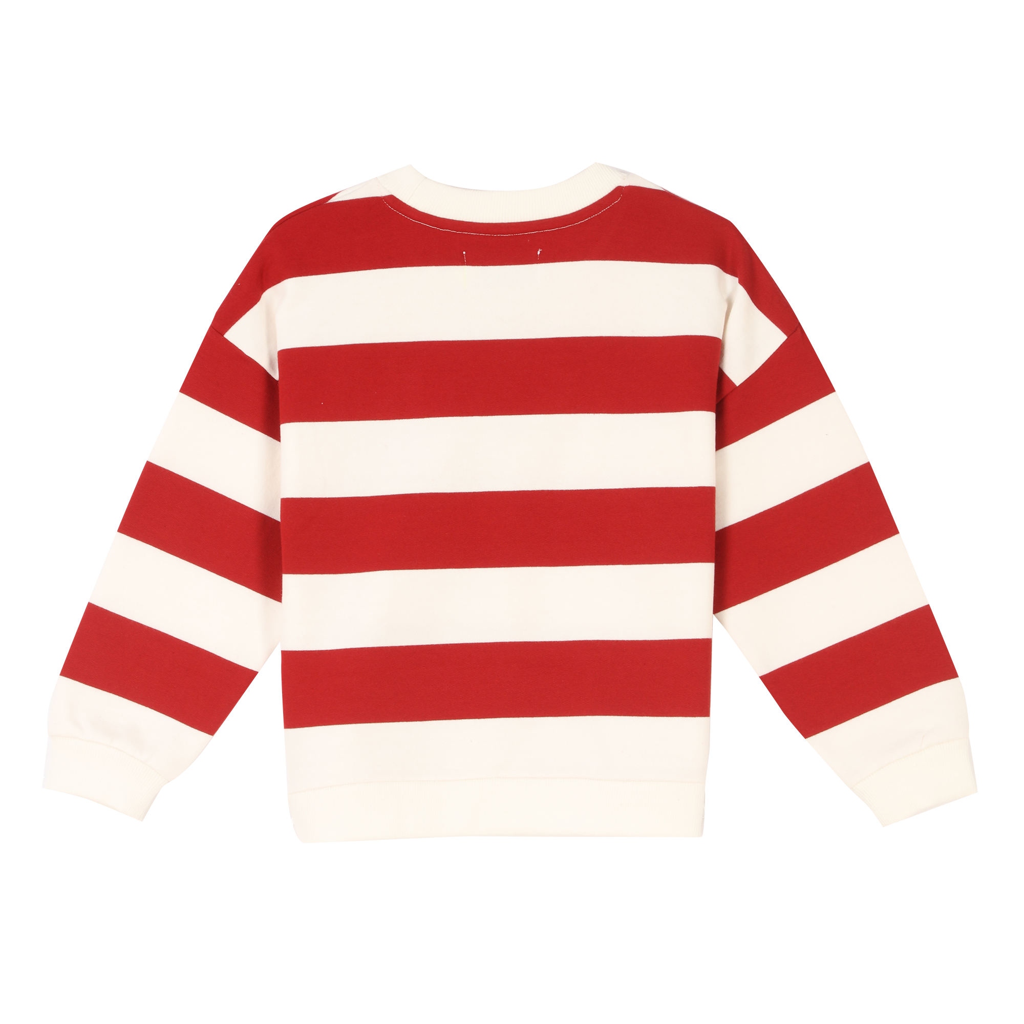 Sweat col rond à rayures 3/12 ans - Bleu foncé