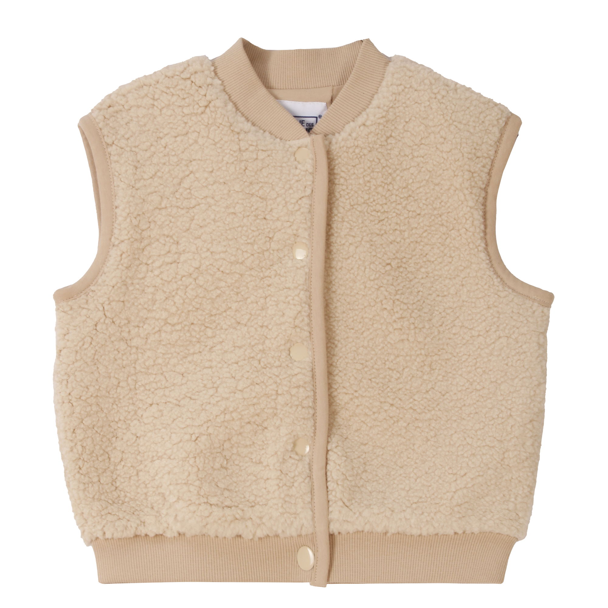 Veste sans manches sherpa 3/12 ans - Beige