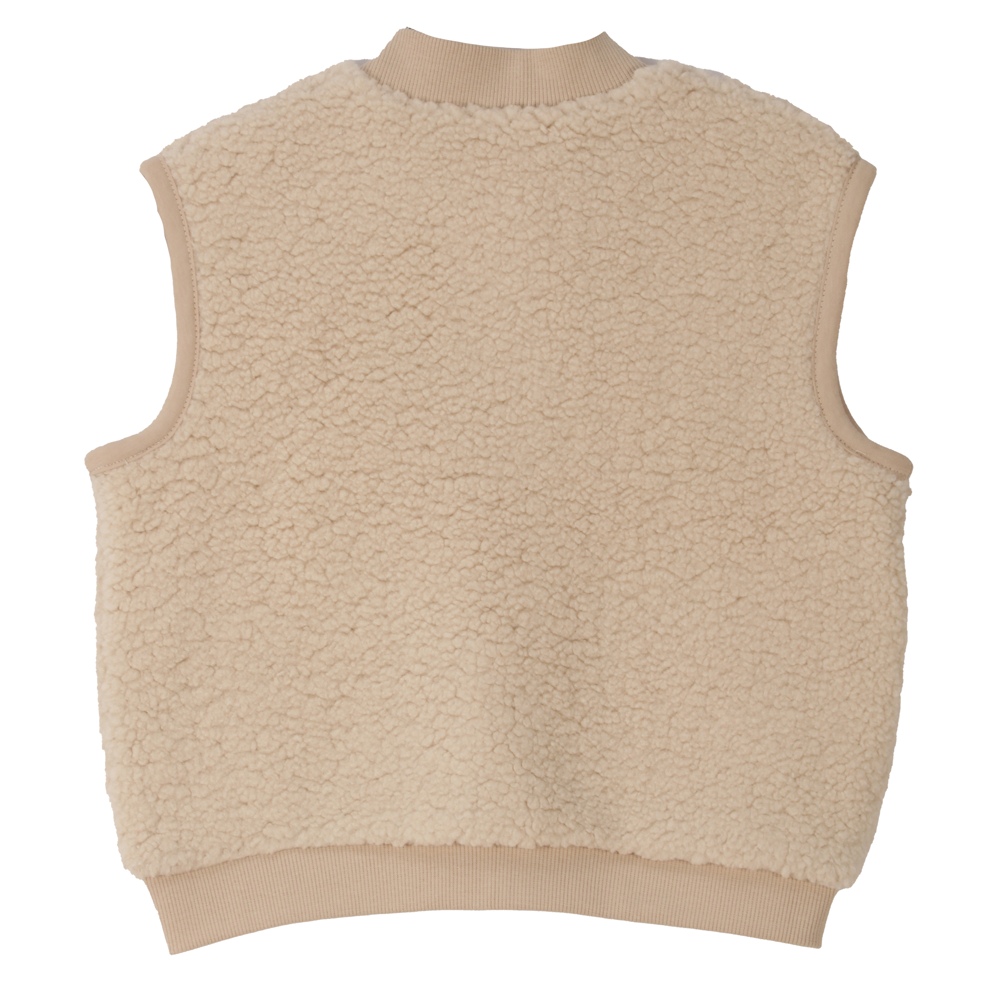 Veste sans manches sherpa 3/12 ans - Beige