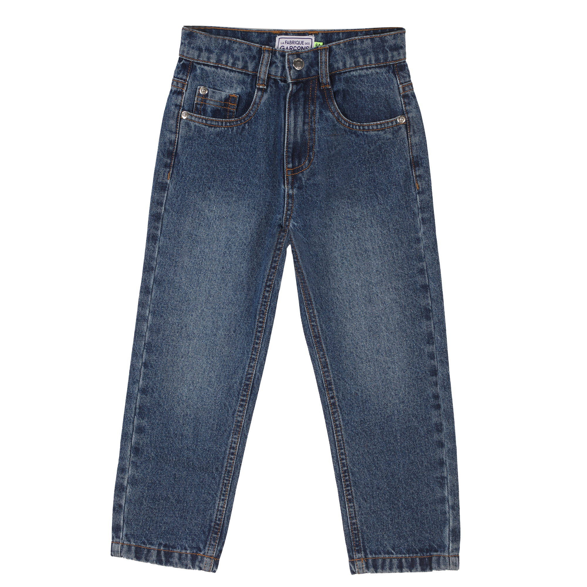 Jean coupe droite 3/12 ans - Bleu
