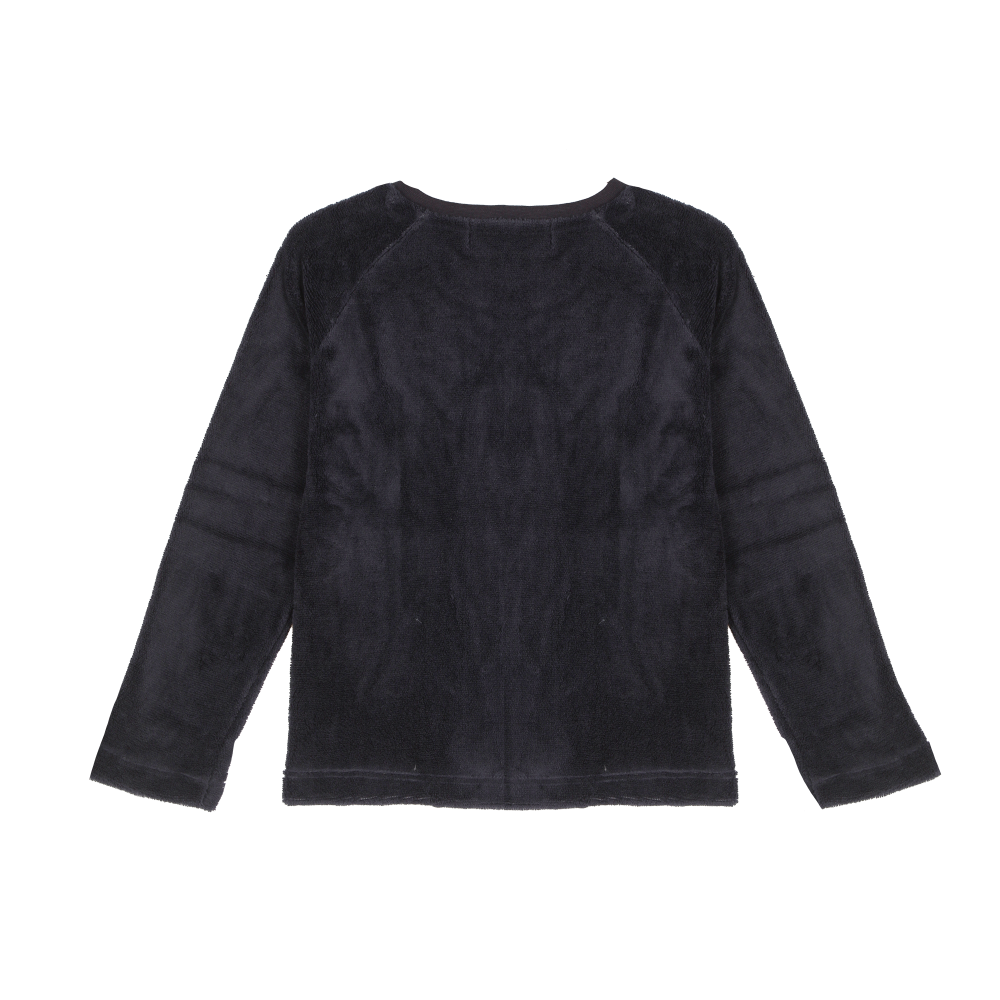 Pyjama coral fleece bas à carreaux 4/12 ans - Bleu foncé