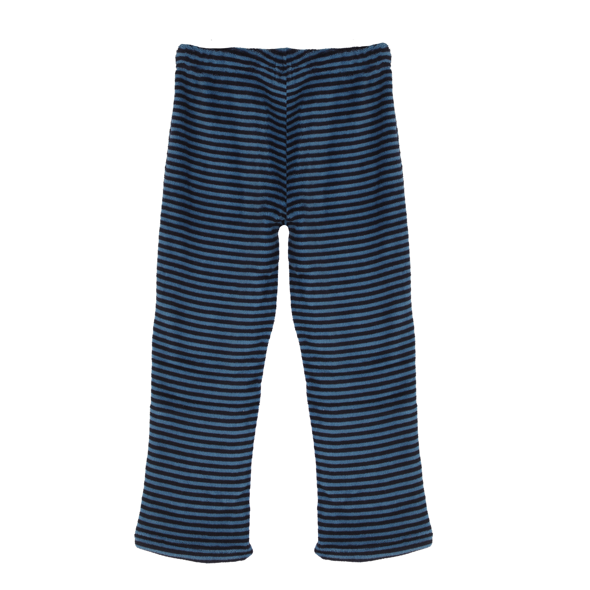 Pyjama coral fleece à rayures 3/12 ans - Bleu