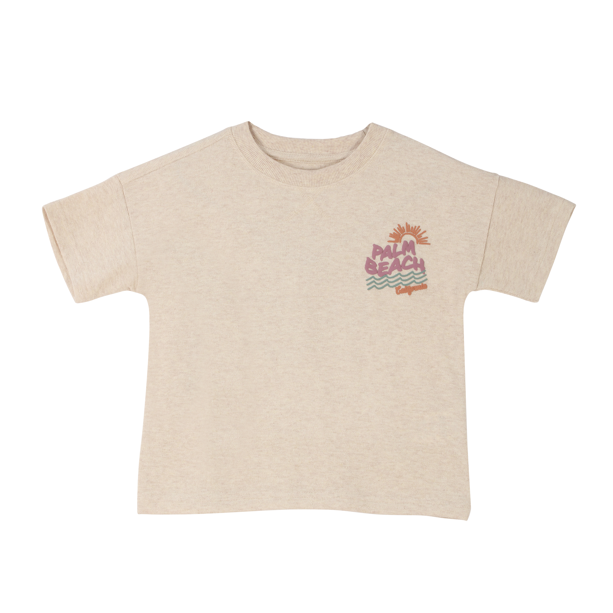 Tee-shirt manches courtes Palm Beach 3/12 ans - Bleu