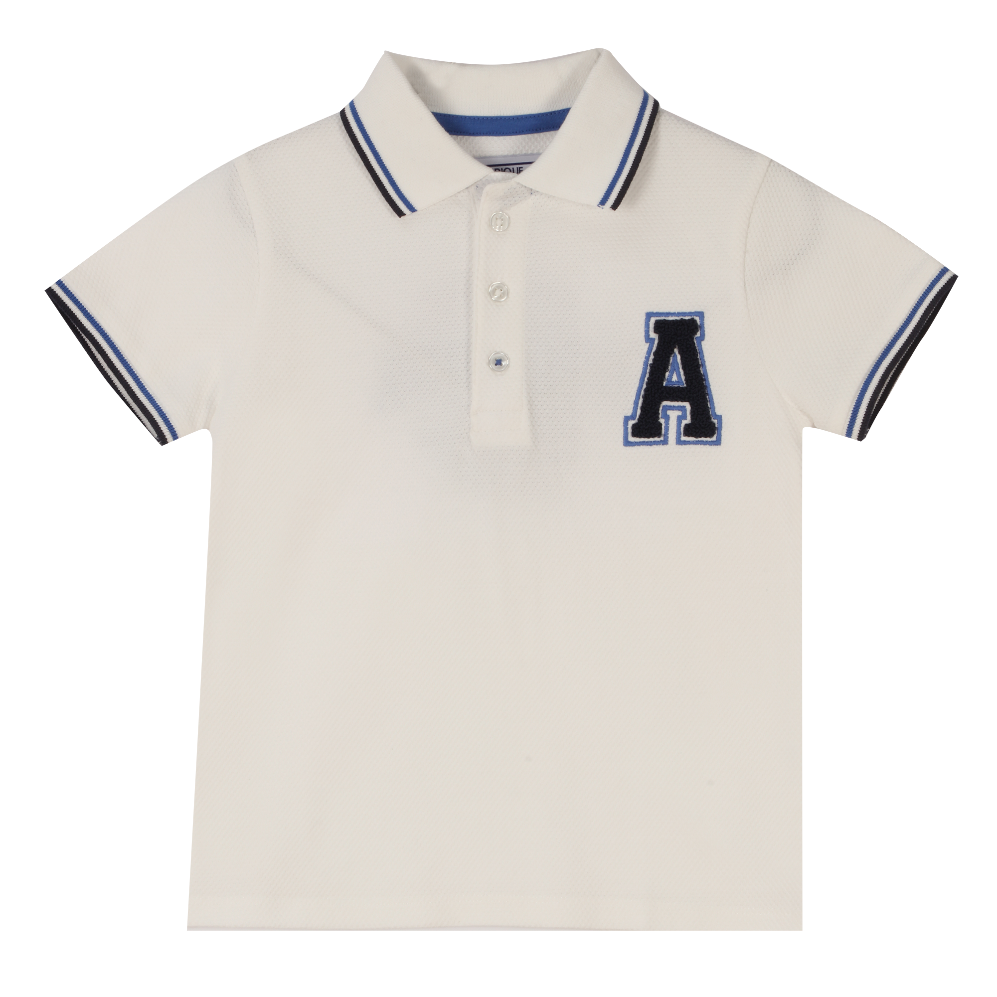 Polo manches courtes 3/12 ans - Blanc