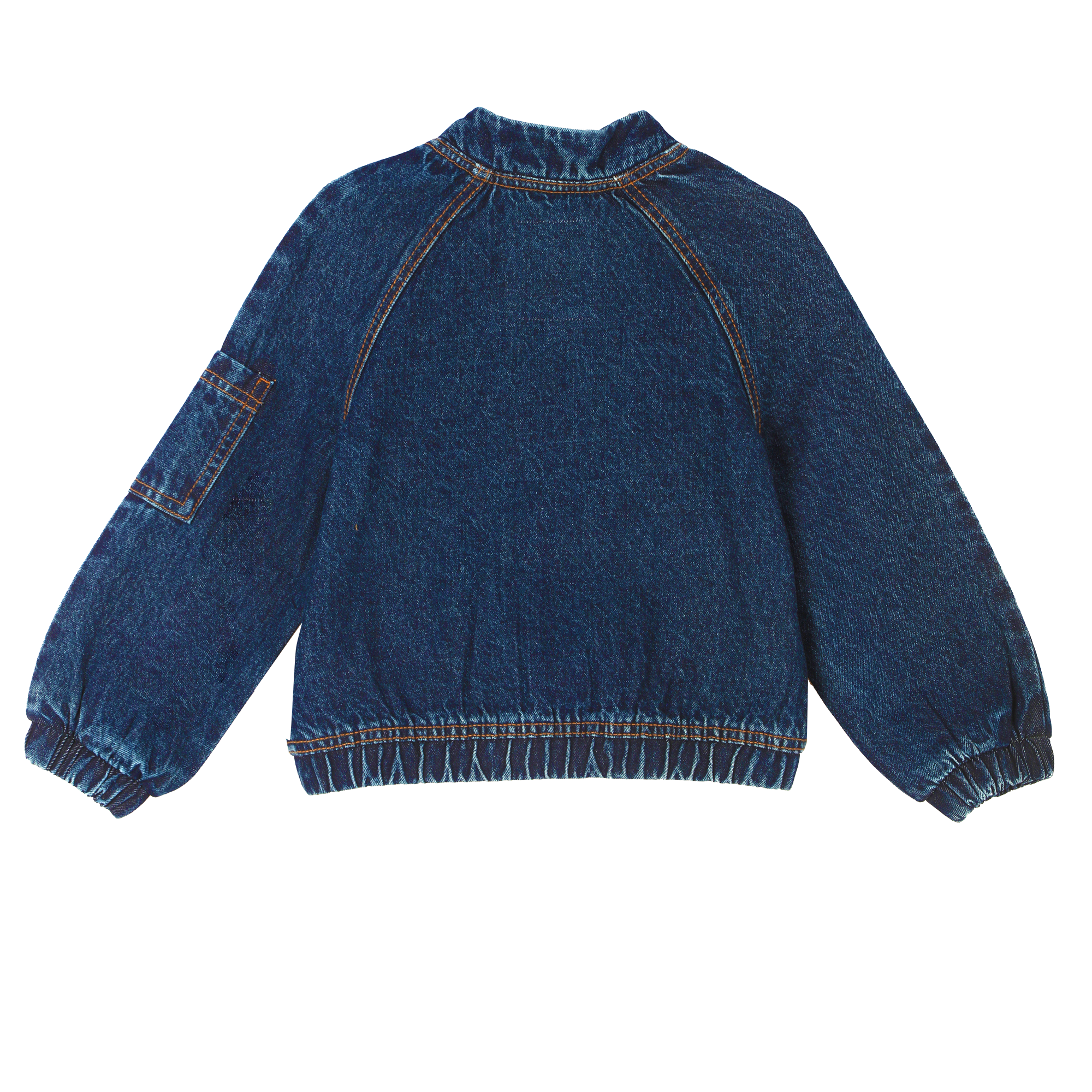 Bombers en jeans 3/12 ans - Bleu