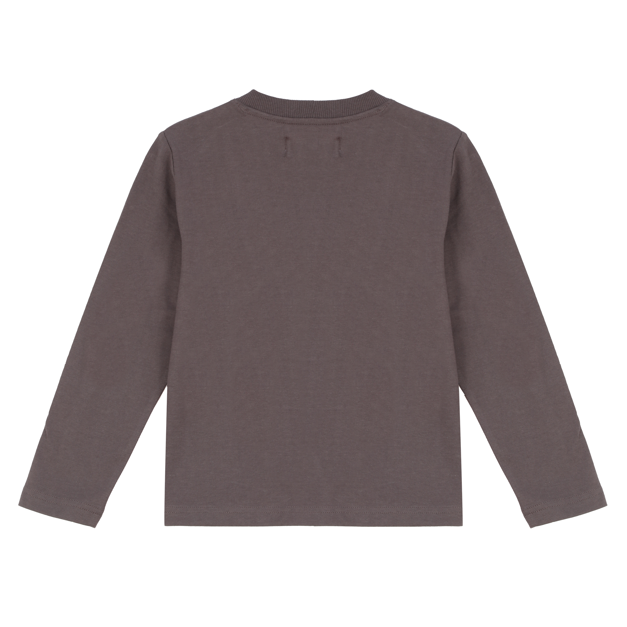 Tee-shirt manches longues avec animation 3-12 ans  - Gris