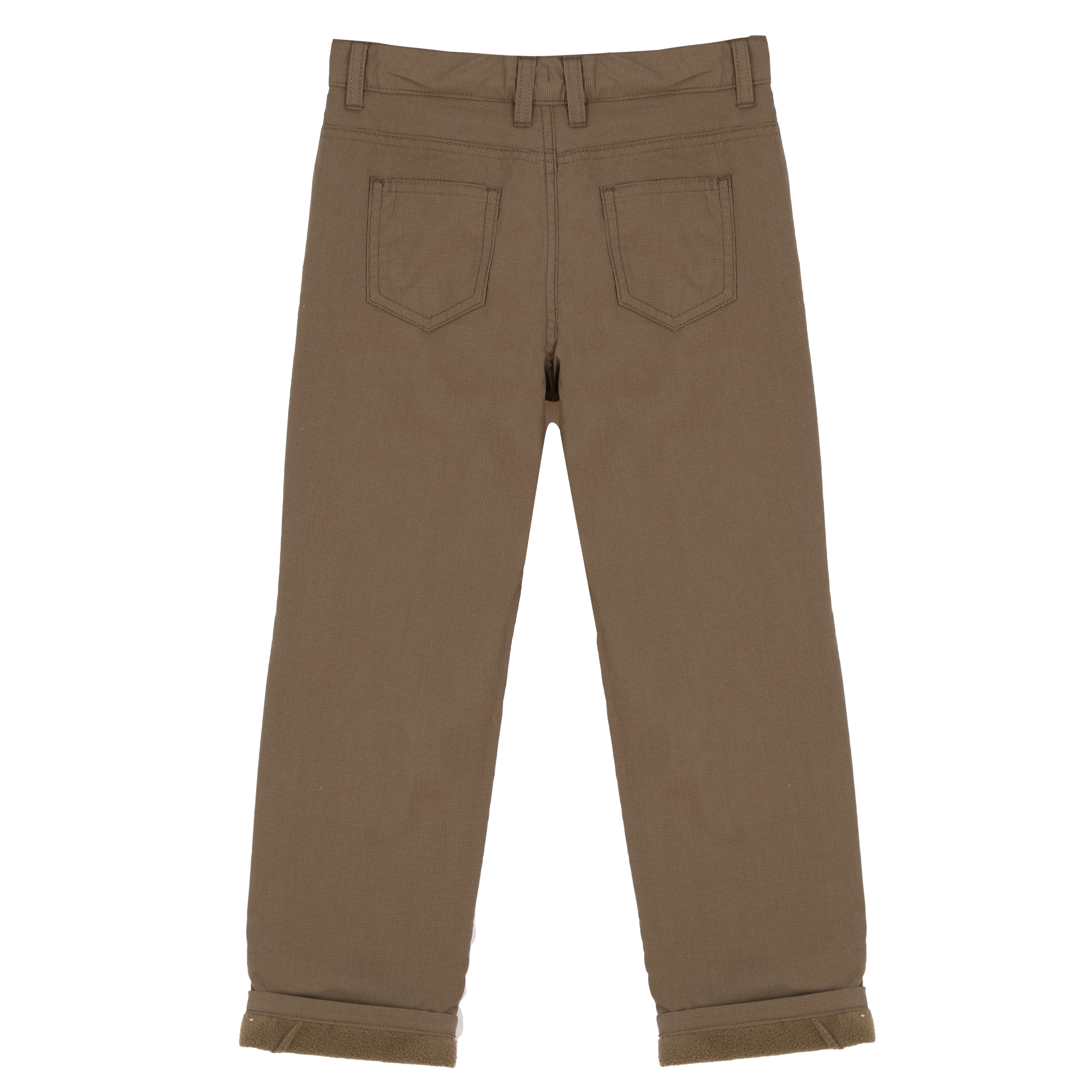Pantalon doublure polaire 3-12 ans  - Kaki