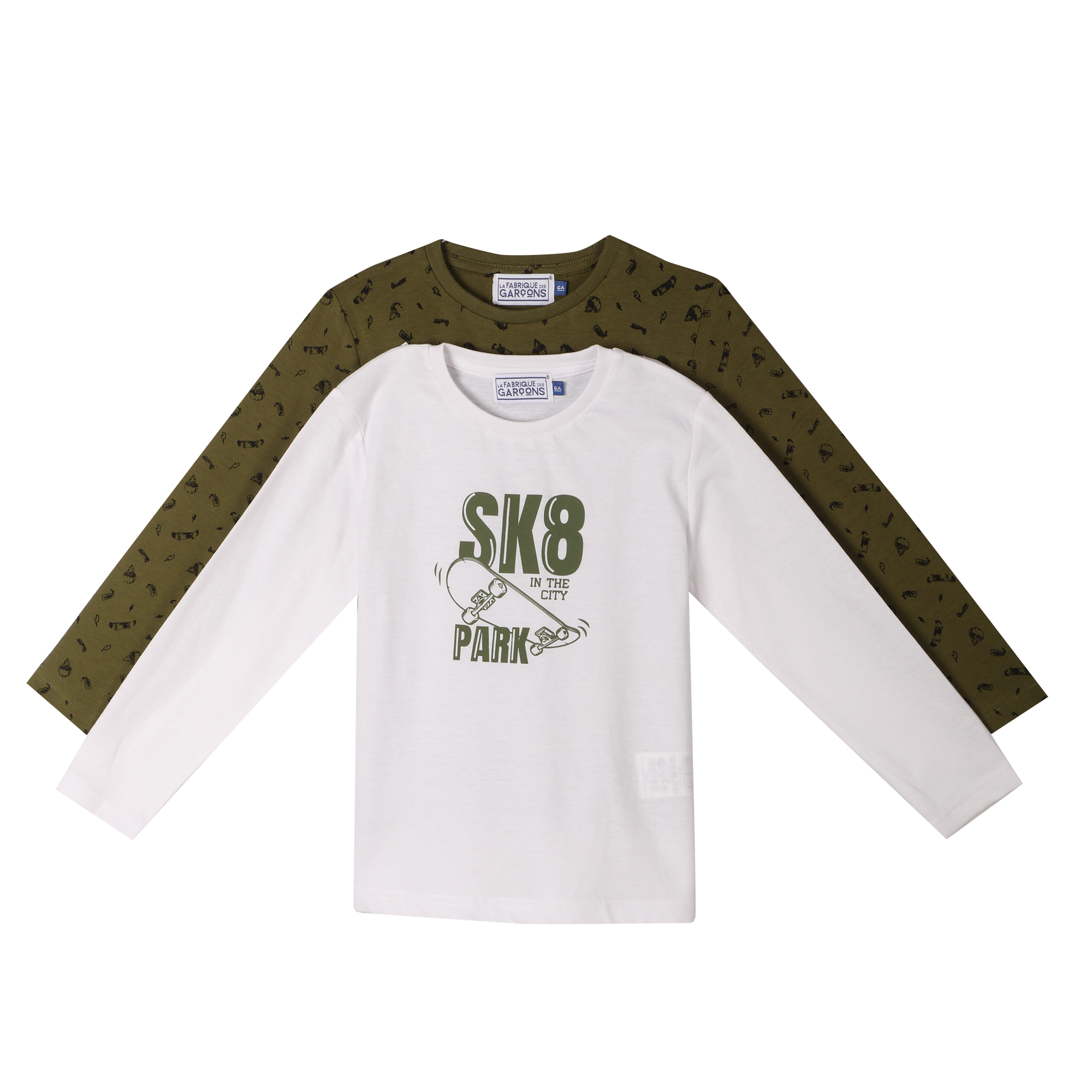 Lot de 2 tee-shirts - Blanc