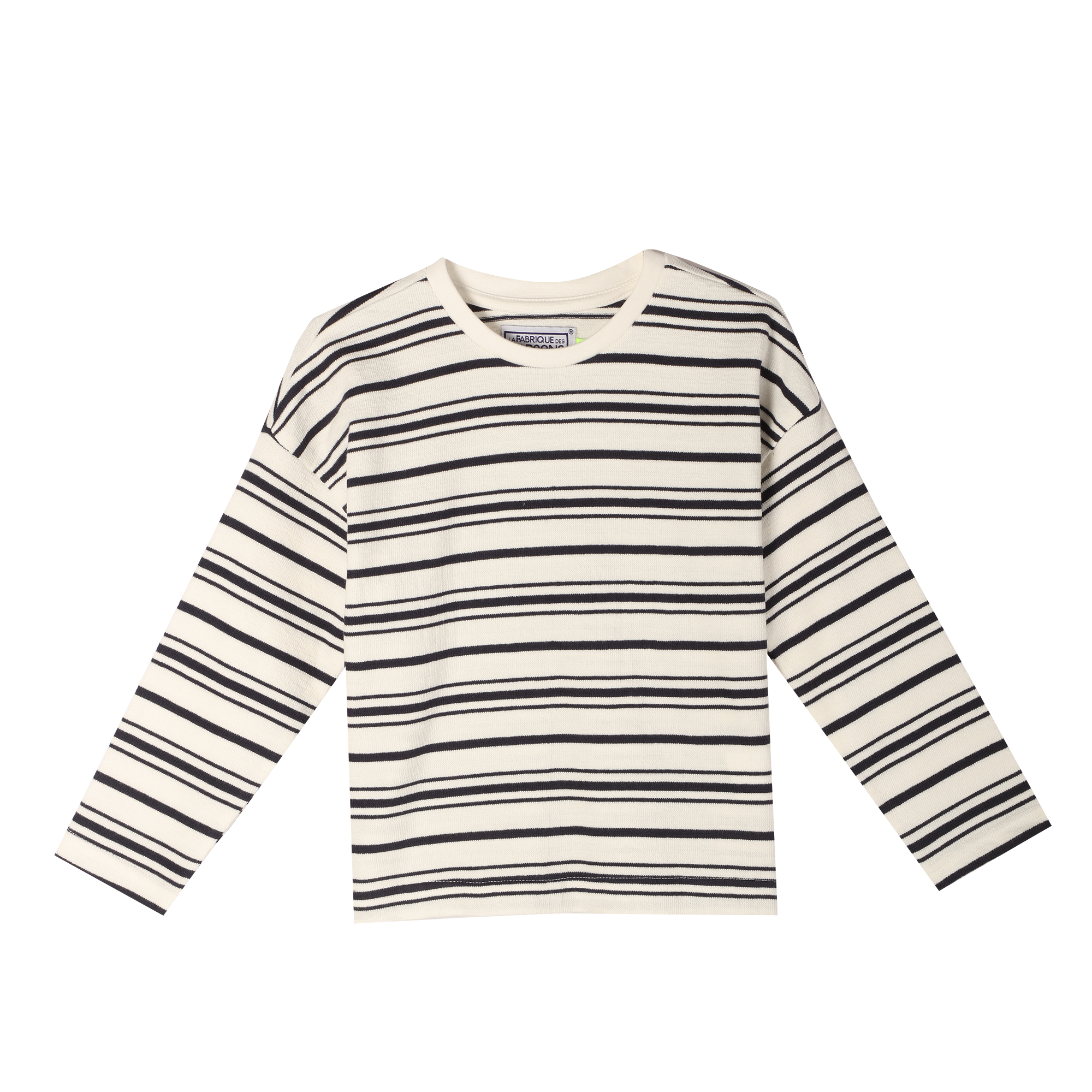 Tee-shirt marinière - Blanc