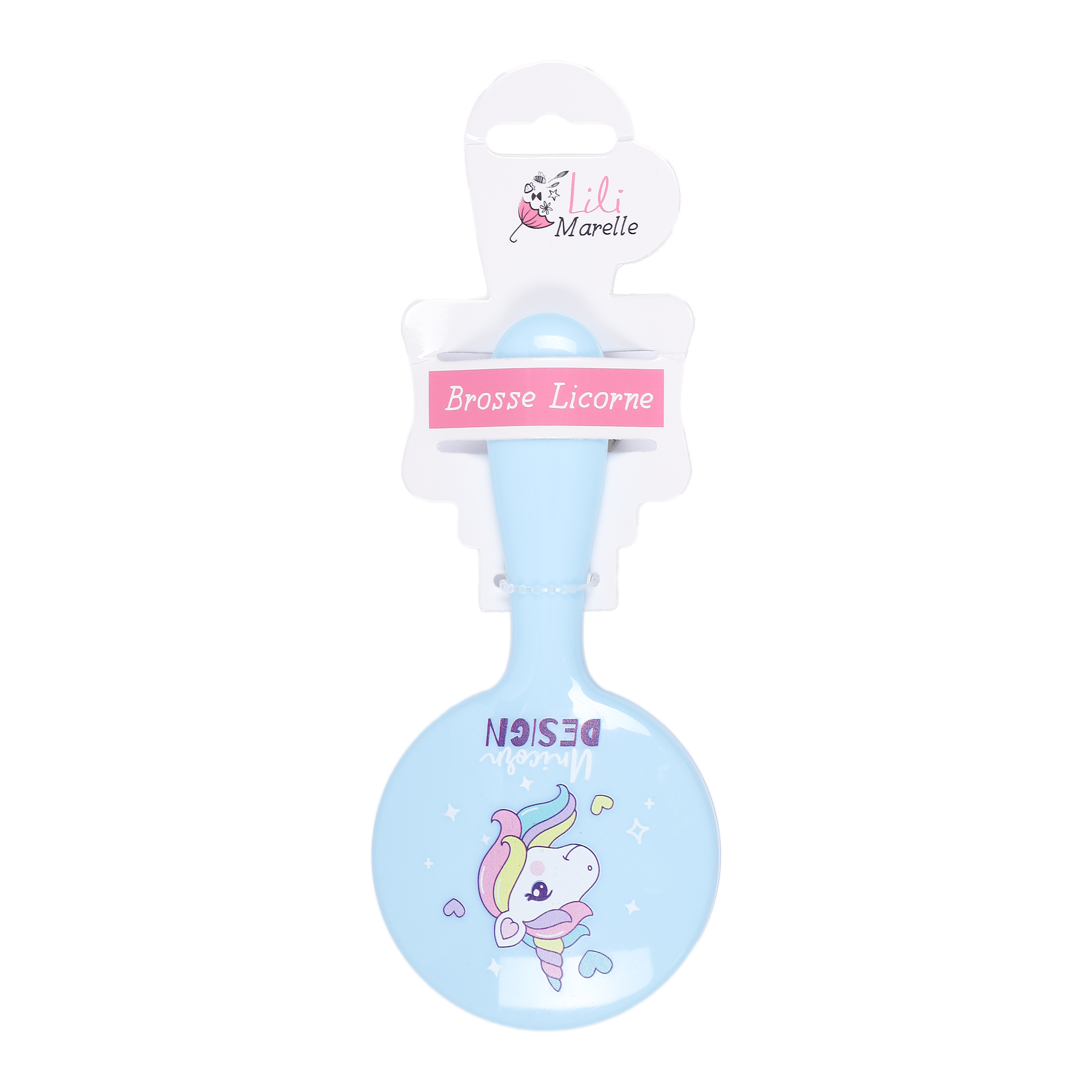 Brosse licorne bleue
