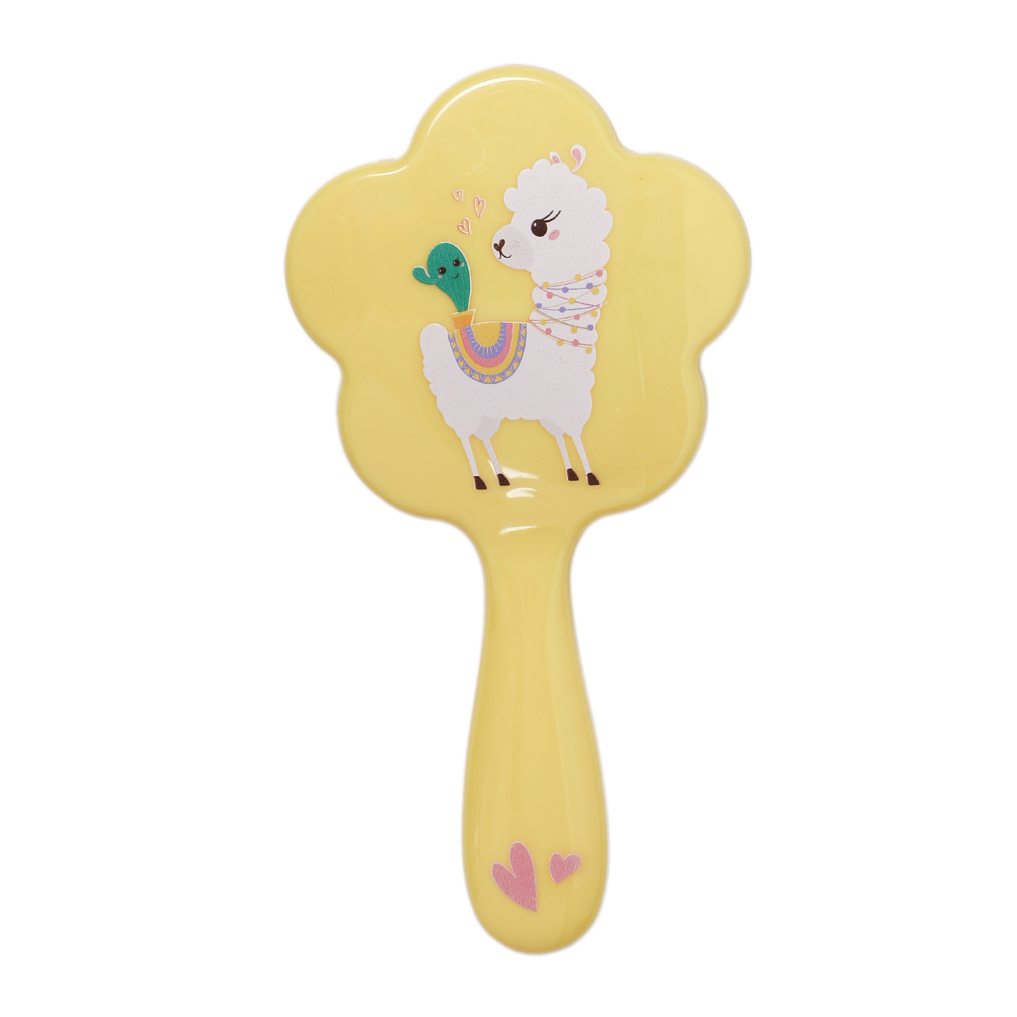 Brosse lama jaune