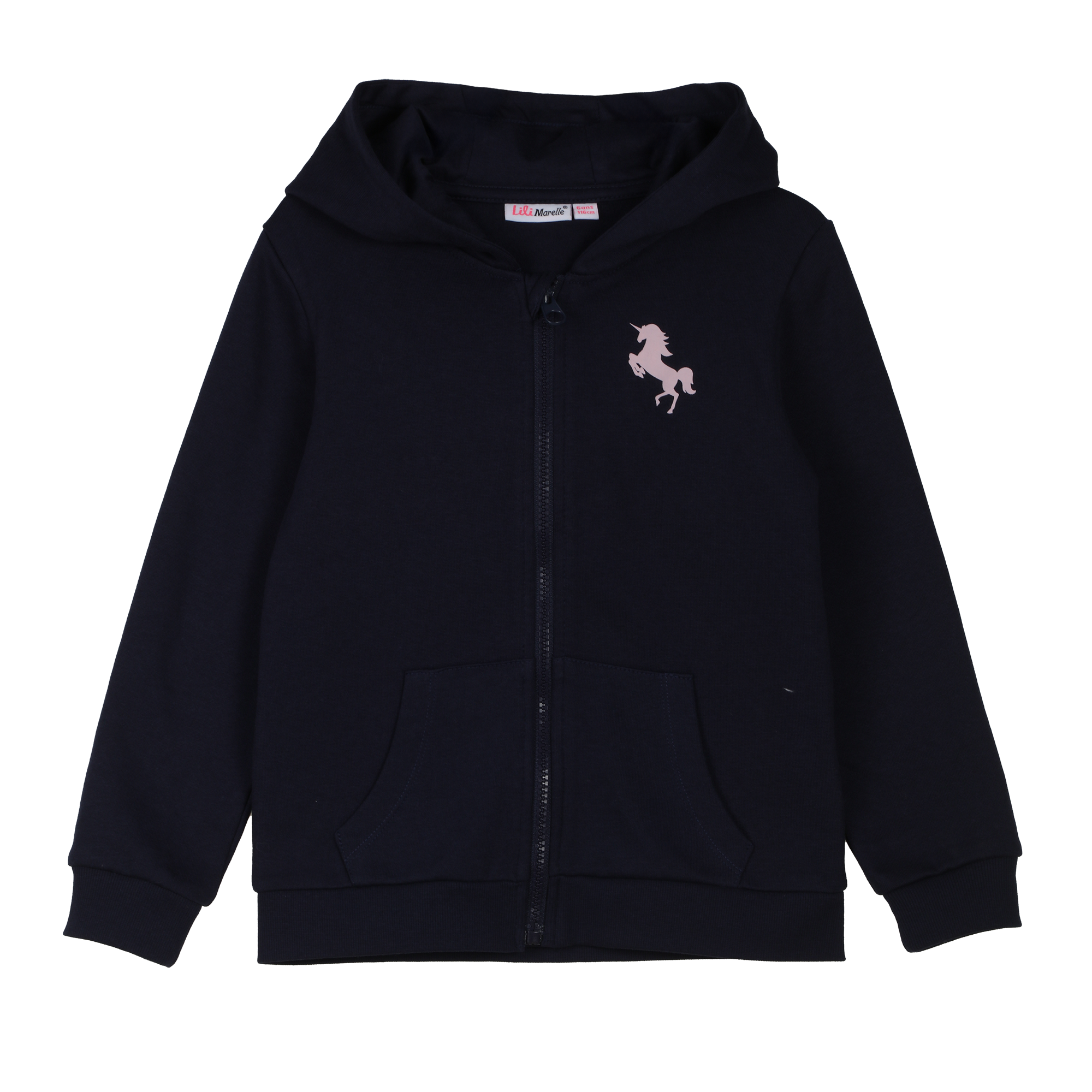 SWEAT ZIP AVEC CAPUCHE 3-6A