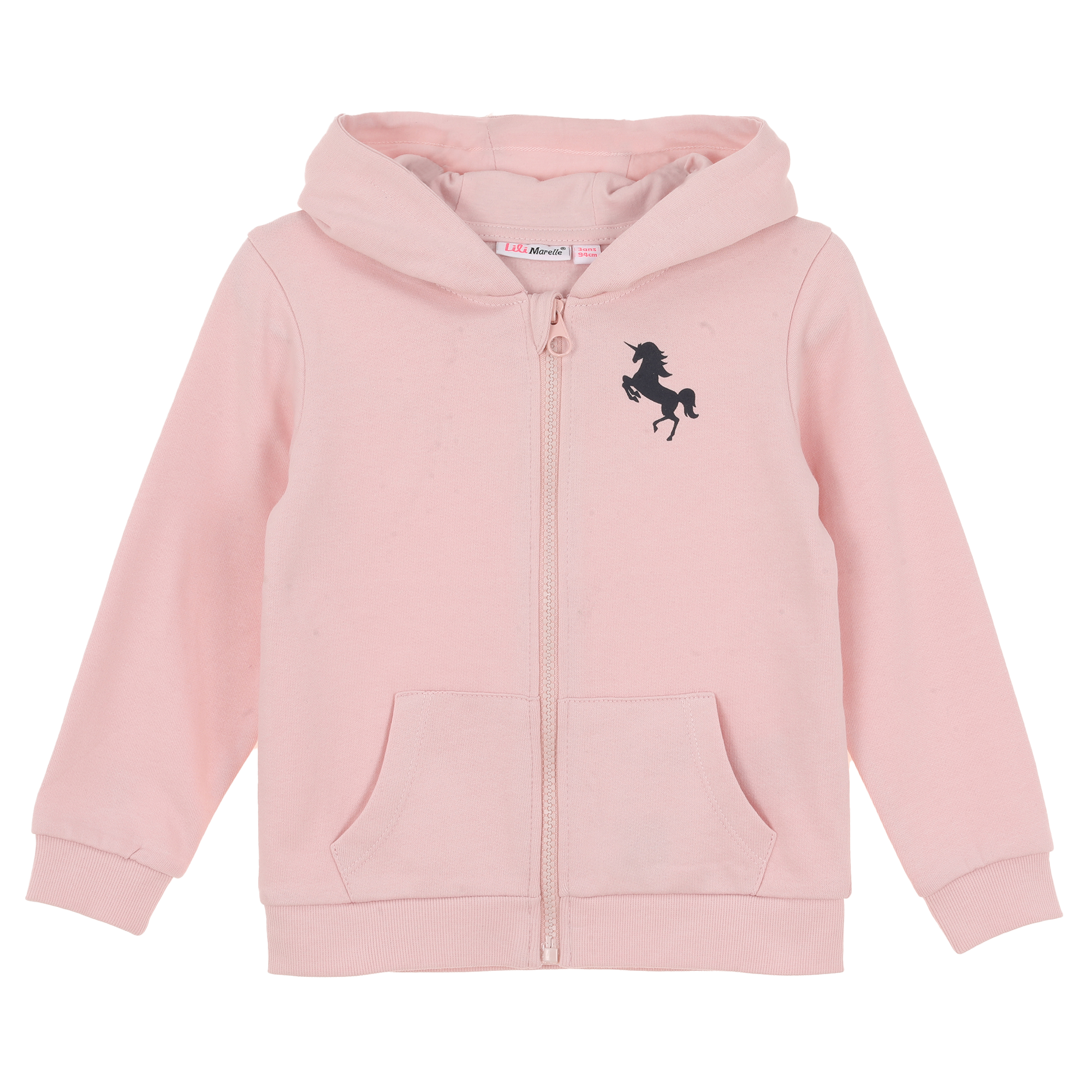 SWEAT ZIP AVEC CAPUCHE 3-6A
