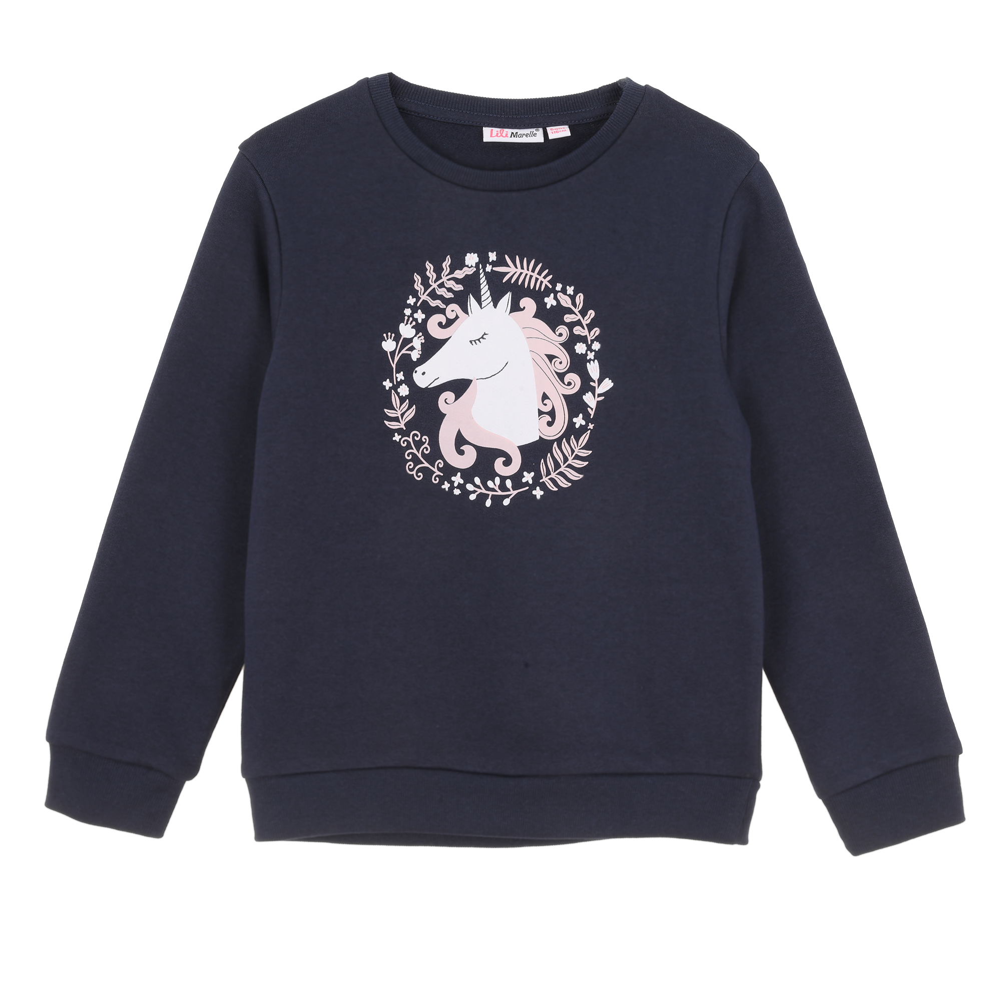 SWEAT COL ROND 3-6A