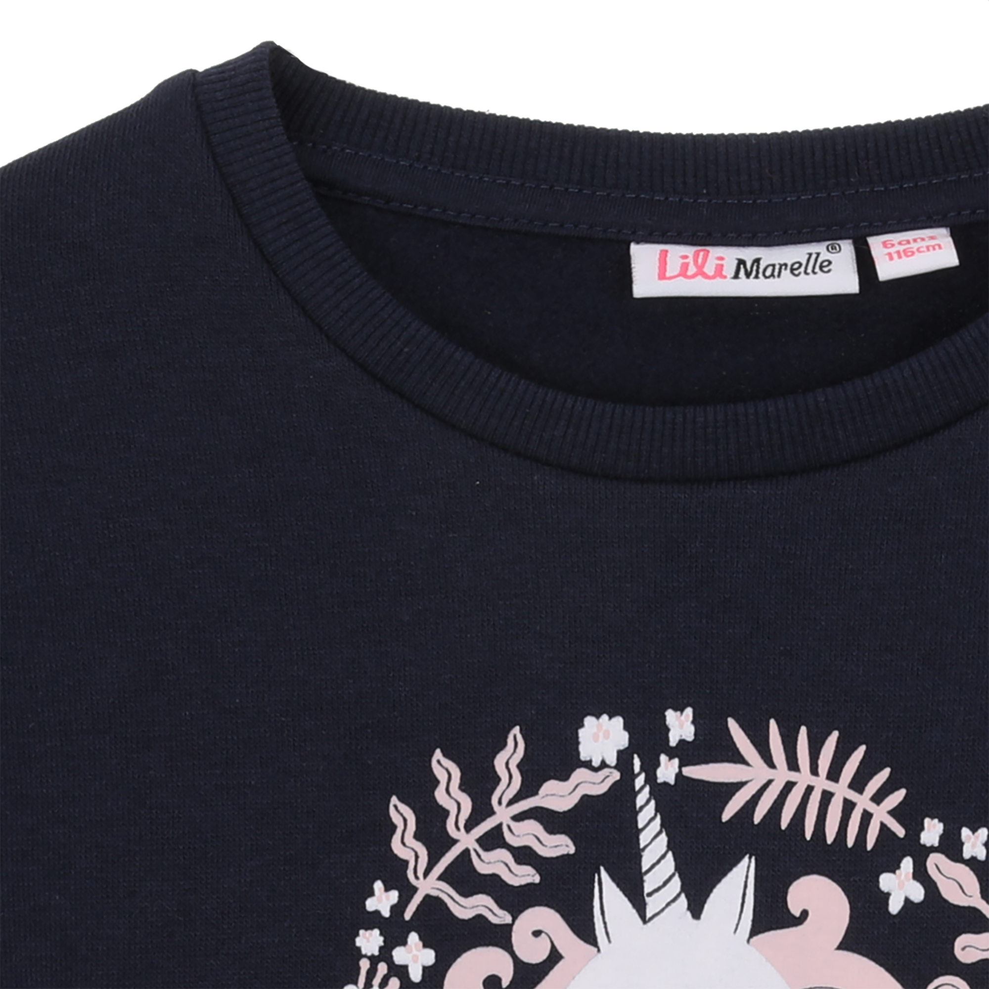 SWEAT COL ROND 3-6A