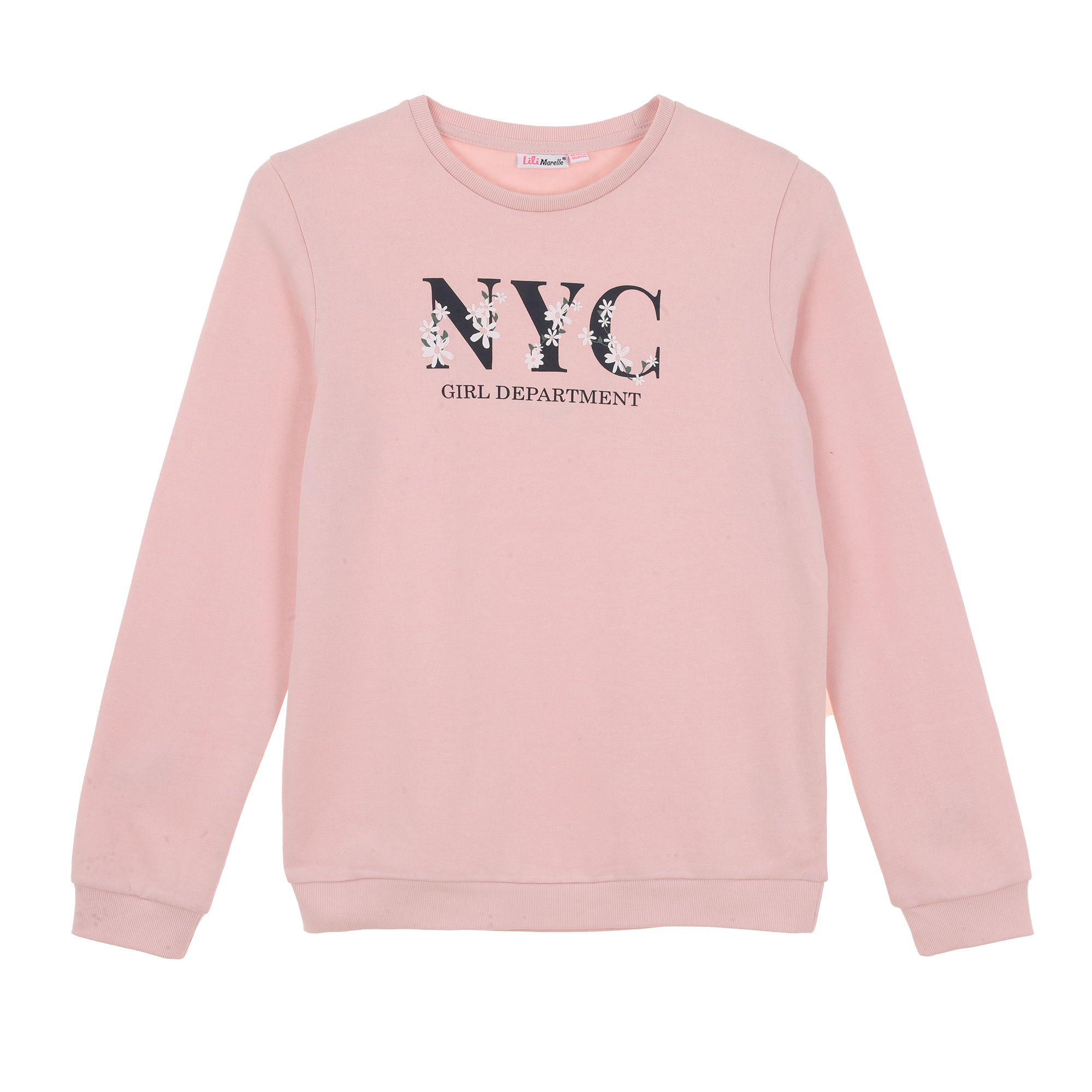 SWEAT COL ROND 3-6A