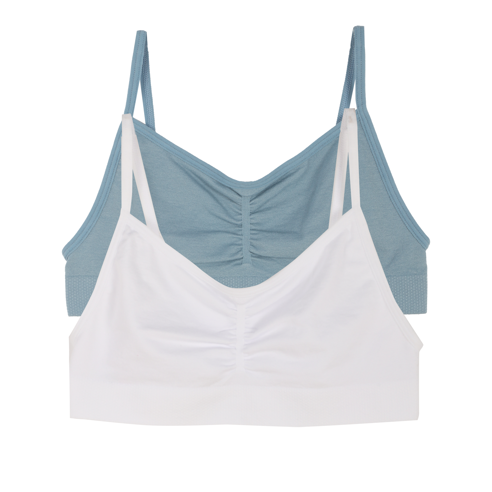 Lot de 2 brassières seamless  - Bleu