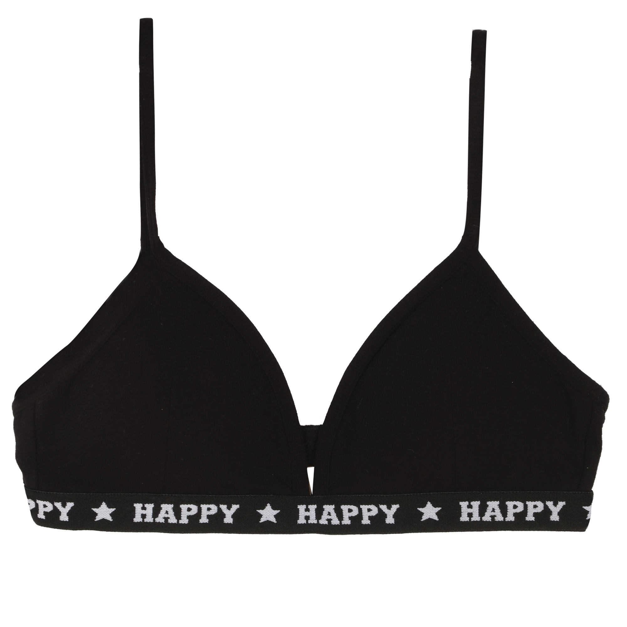 Lot de 2 soutien gorges en coton coque fine - Noir