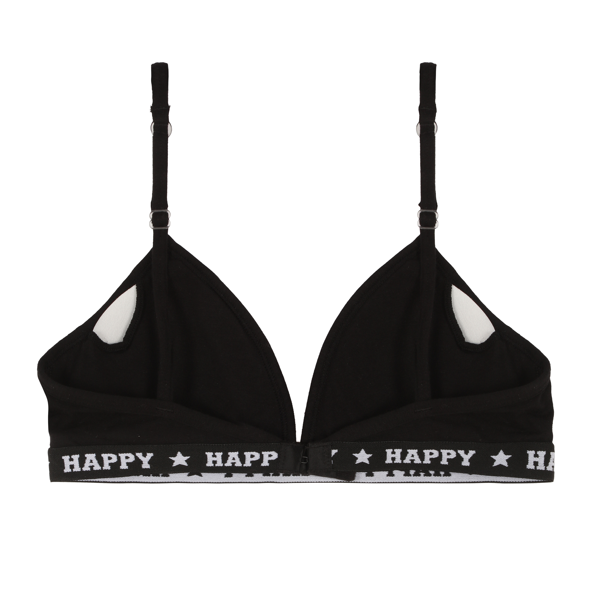 Lot de 2 soutien gorges en coton coque fine - Noir