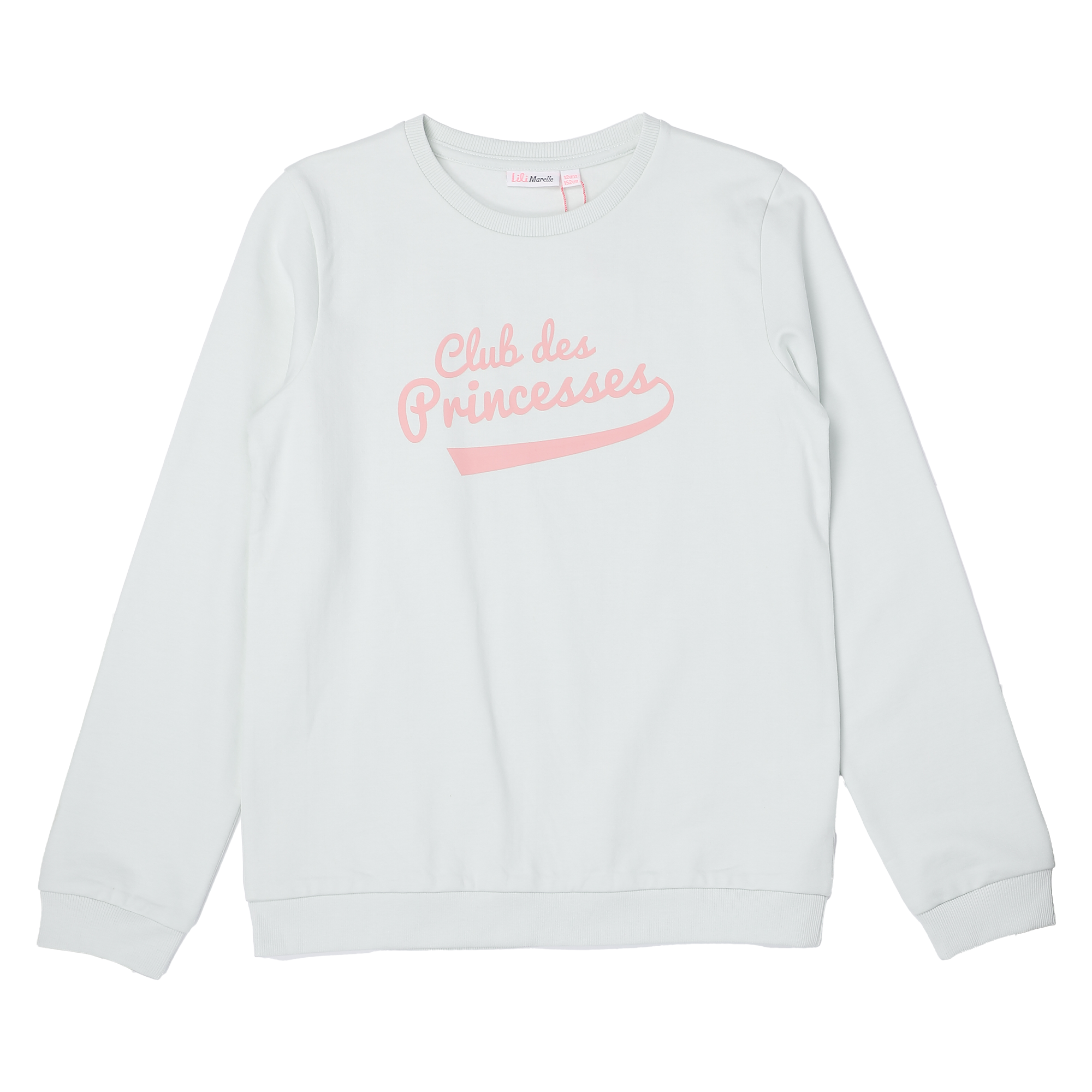 Sweat à col rond 8/12 ans - Rose