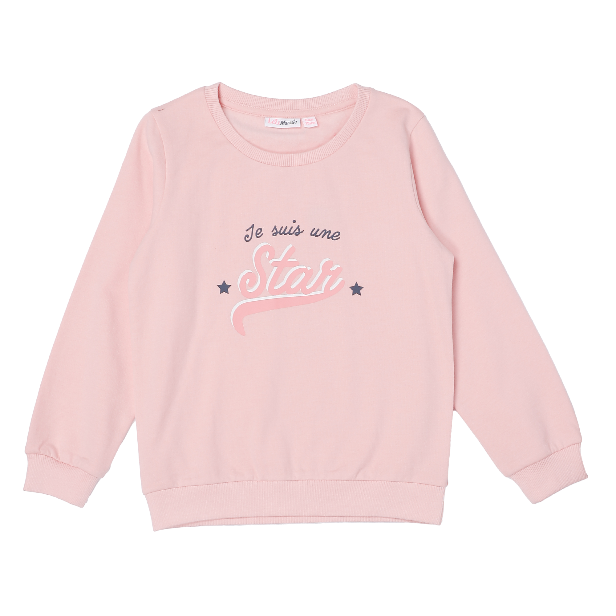 Sweat à col rond 3/6 ans - Bleu foncé
