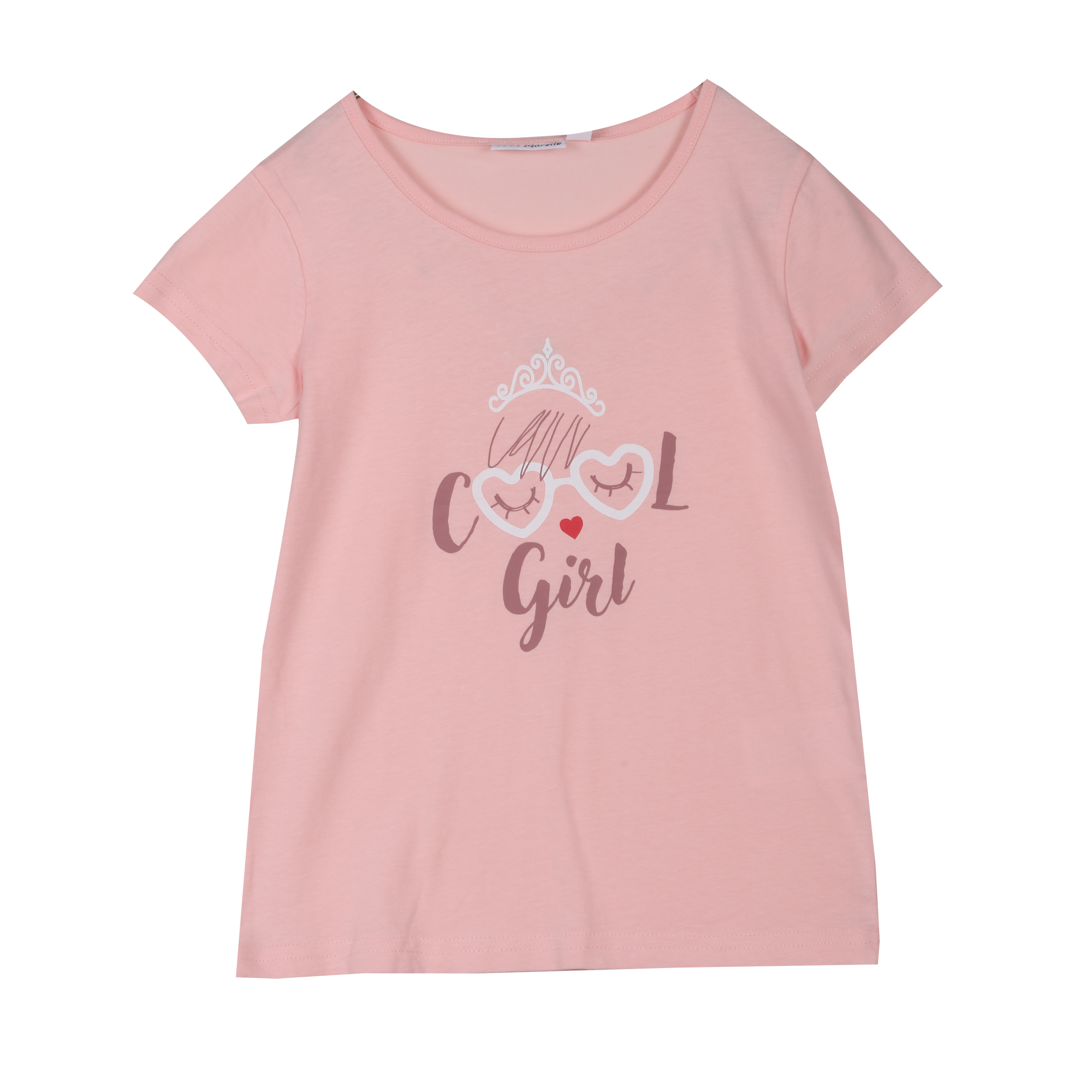 Tee-shirt manches courtes avec animation 8/12 ans - Blanc