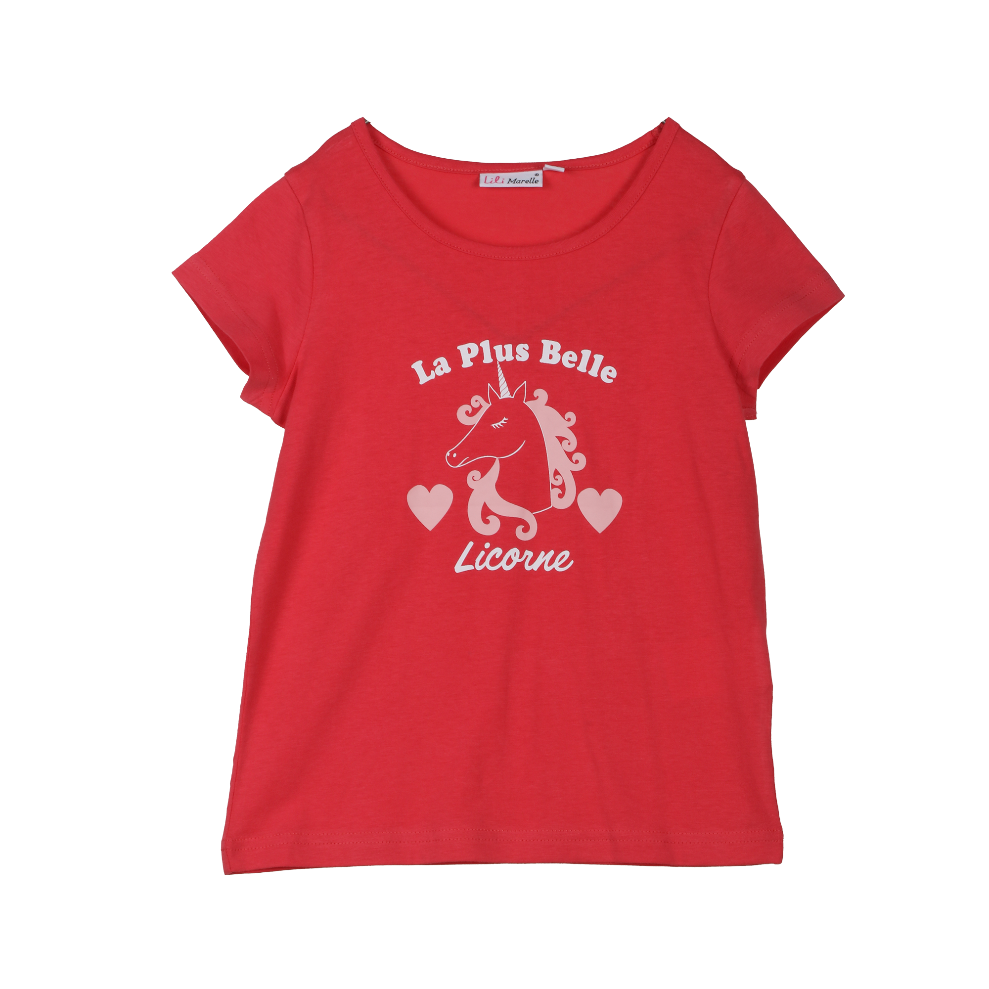 Tee-shirt manches courtes avec animation 8/12 ans - Blanc