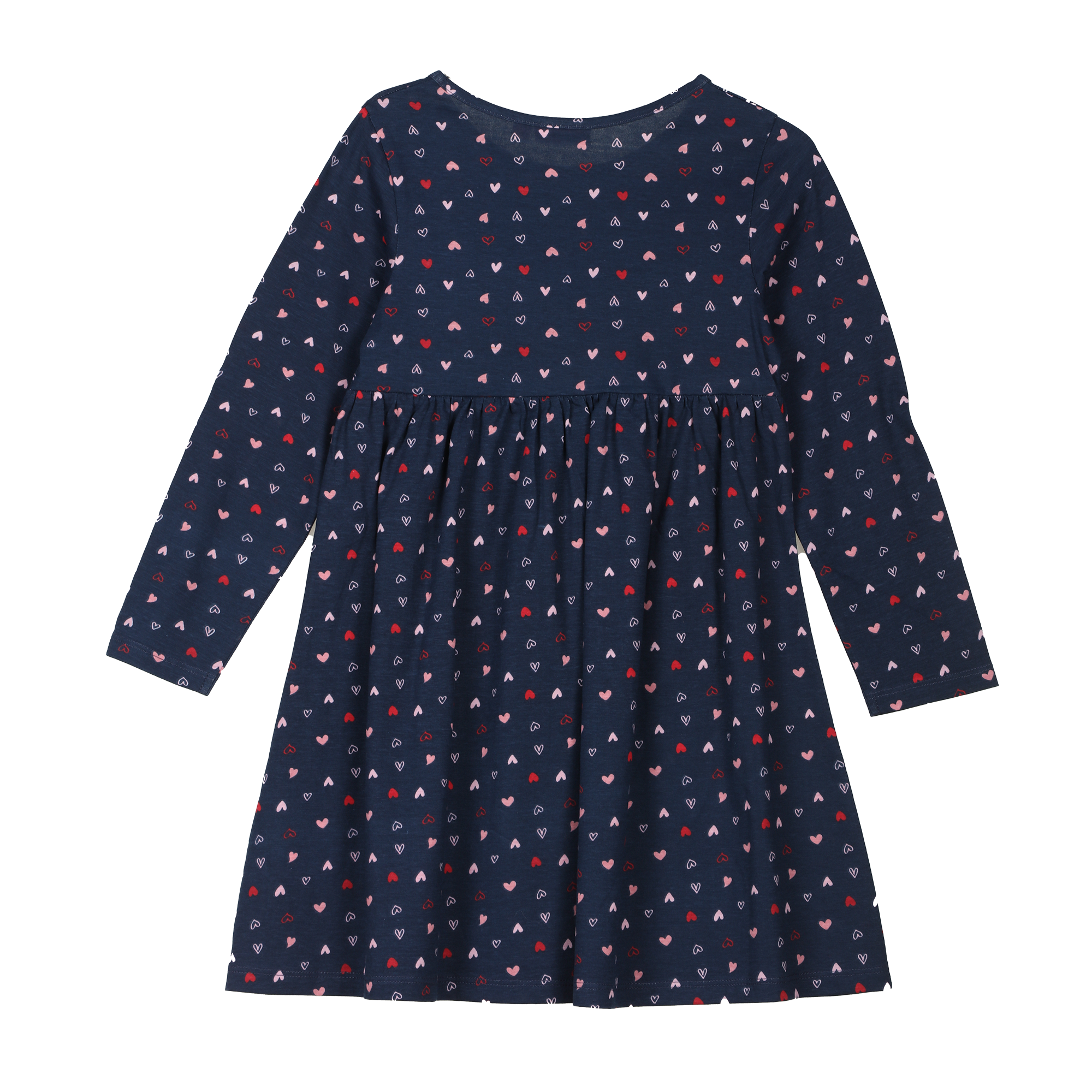 Robe manches longues 3/6ans - Bleu foncé
